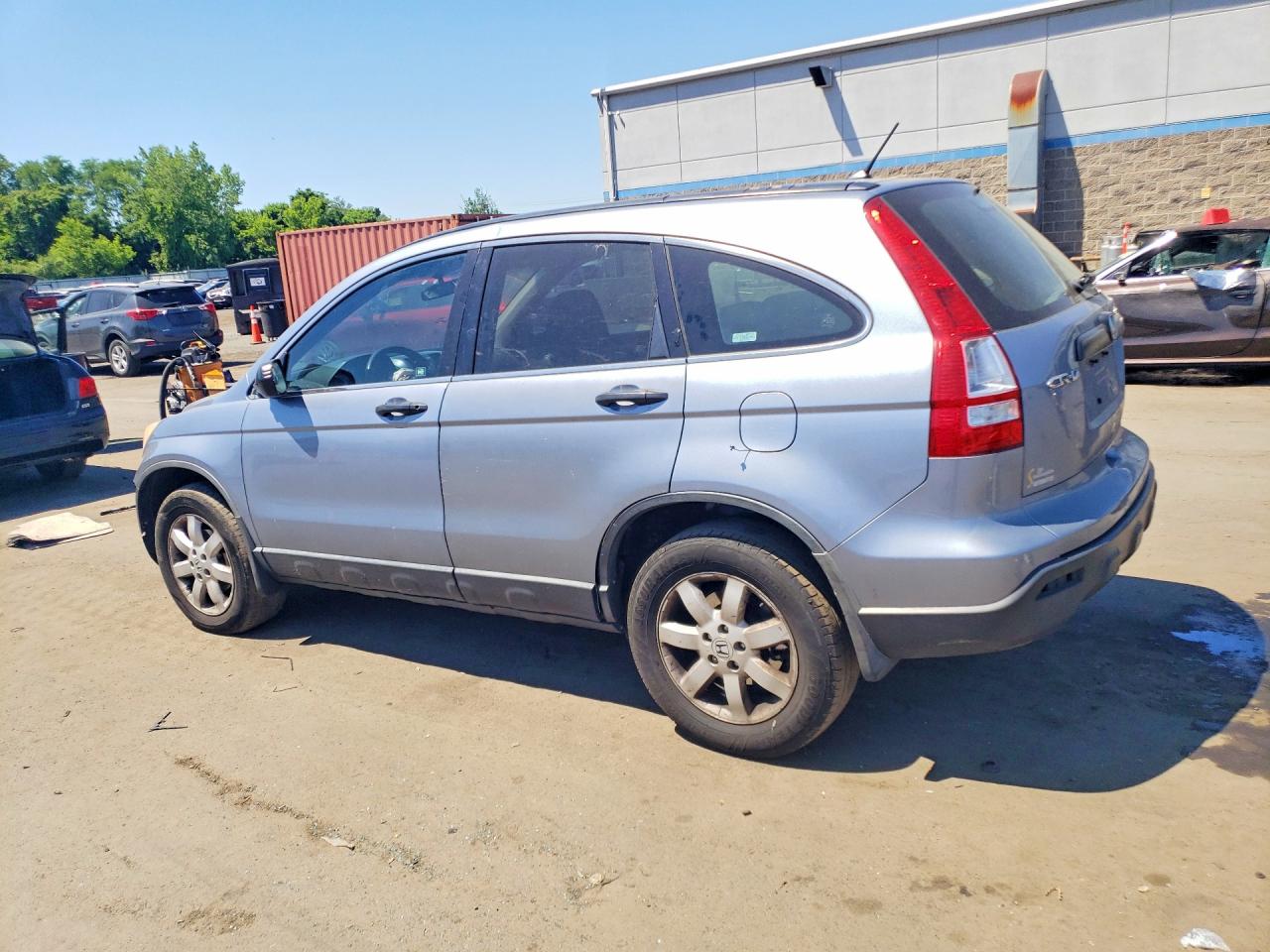 2008 Honda Cr-v Lx Blue vin: JHLRE48328C074841