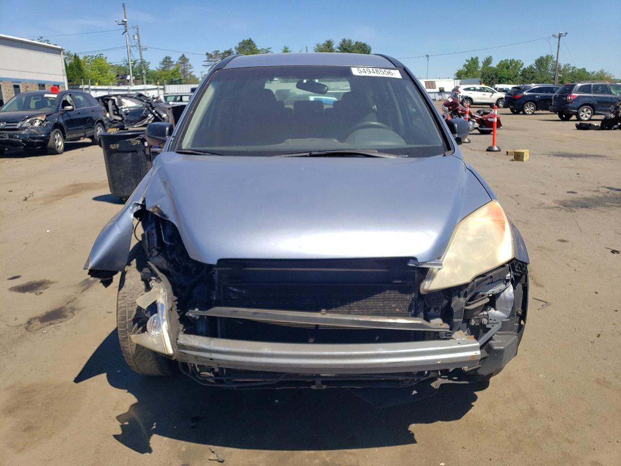 2008 Honda Cr-v Lx Blue vin: JHLRE48328C074841