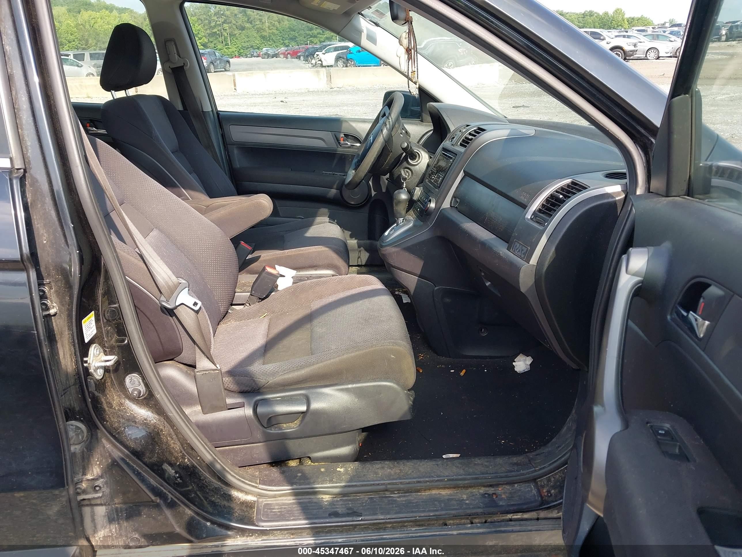2008 Honda Cr-v Lx Black vin: JHLRE48328C080932