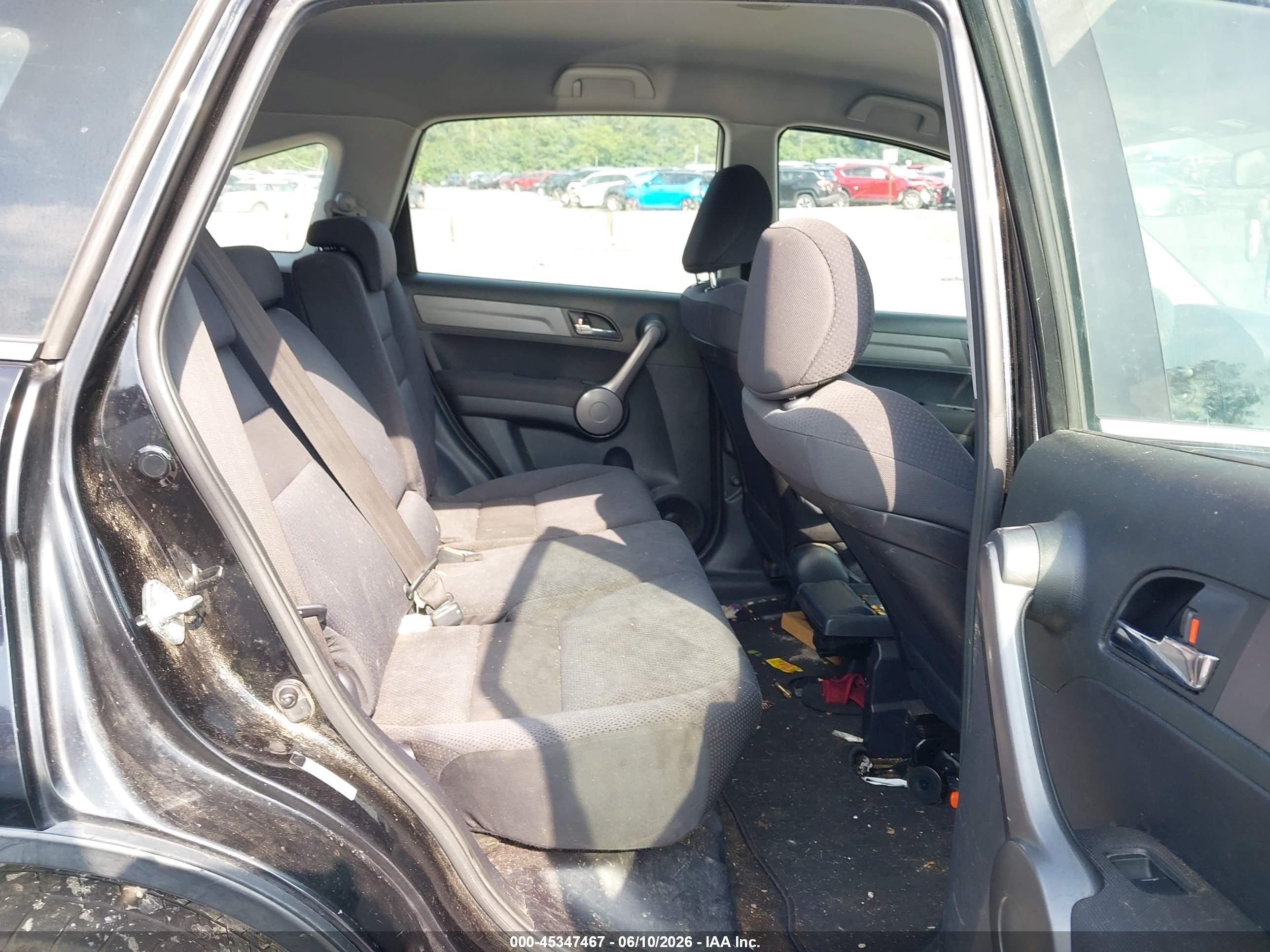 2008 Honda Cr-v Lx Black vin: JHLRE48328C080932