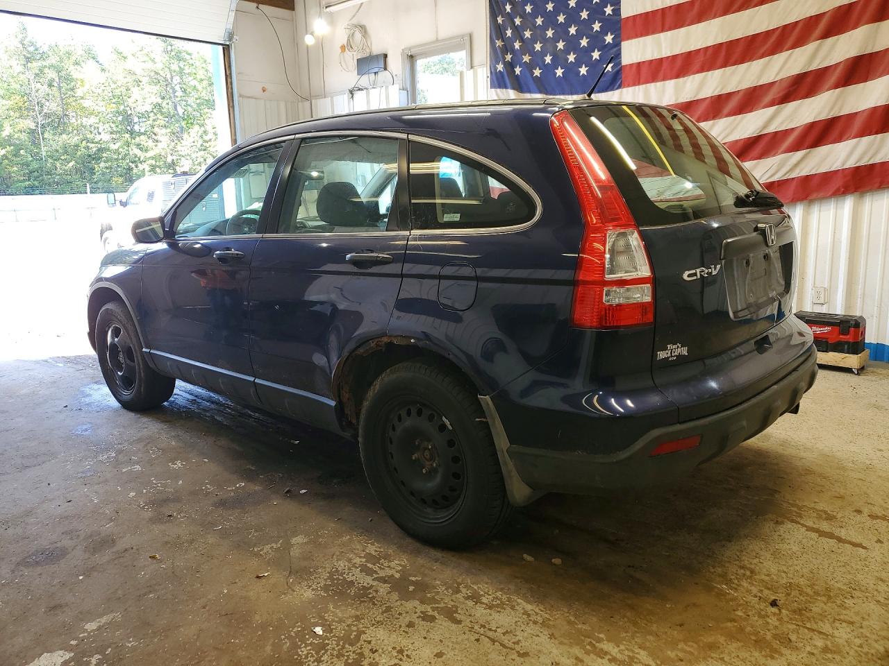 2009 Honda Cr-v Lx Blue vin: JHLRE48329C003382