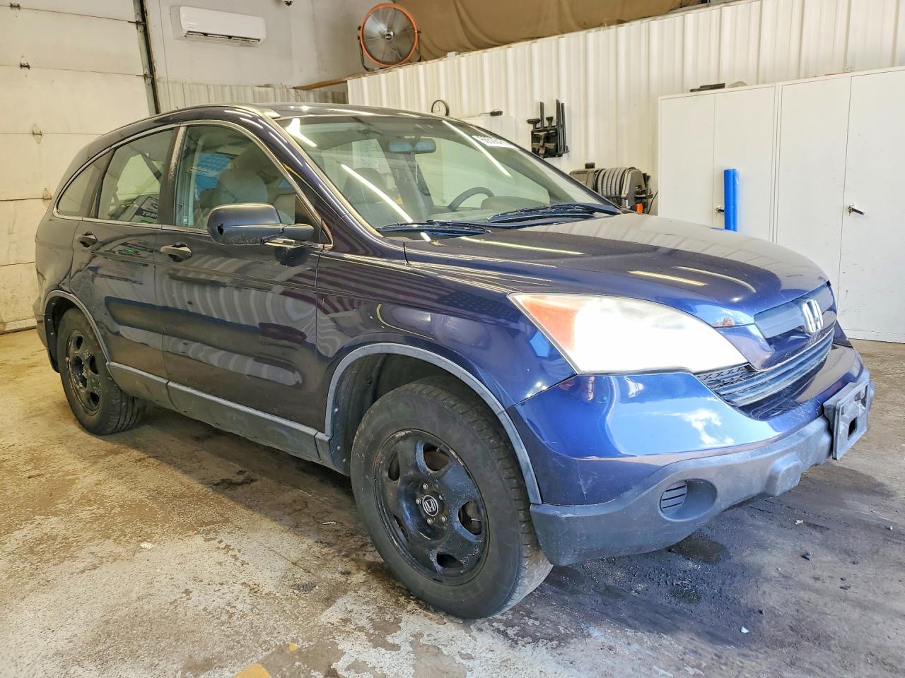 2009 Honda Cr-v Lx Blue vin: JHLRE48329C003382
