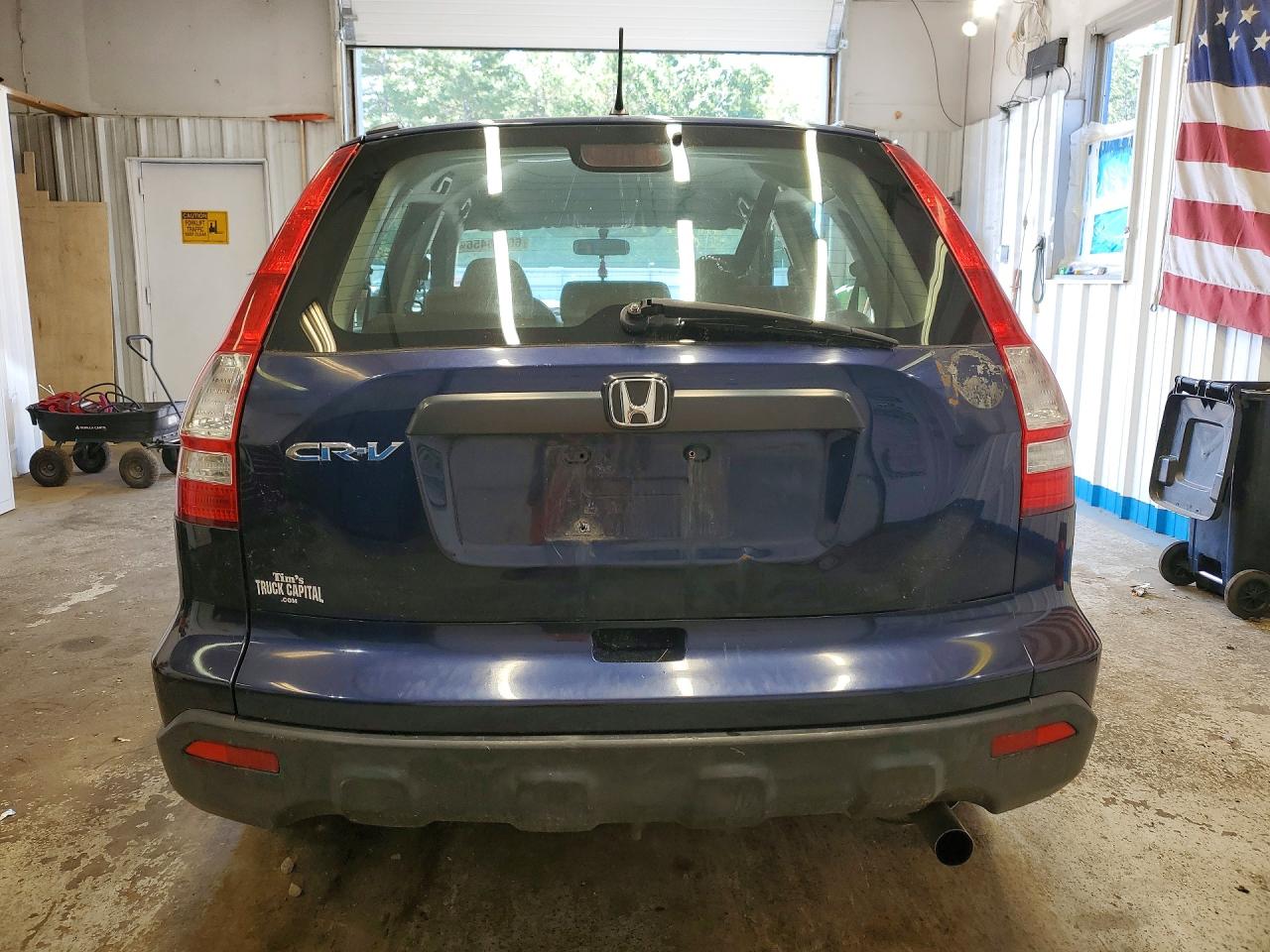 2009 Honda Cr-v Lx Blue vin: JHLRE48329C003382