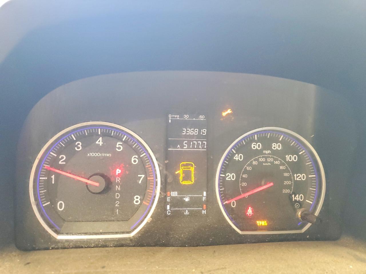 2009 Honda Cr-v Lx Blue vin: JHLRE48329C003382