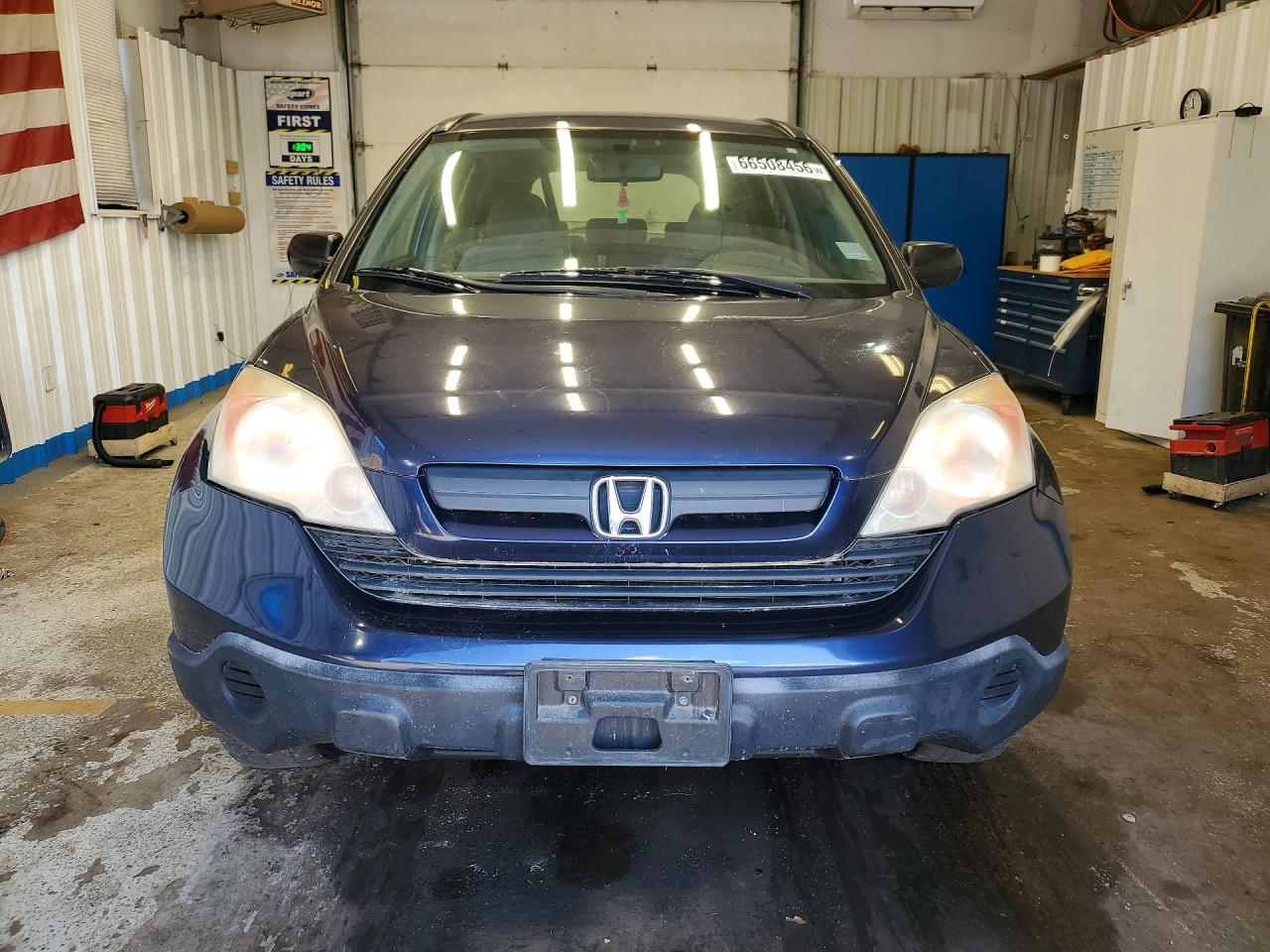 2009 Honda Cr-v Lx Blue vin: JHLRE48329C003382