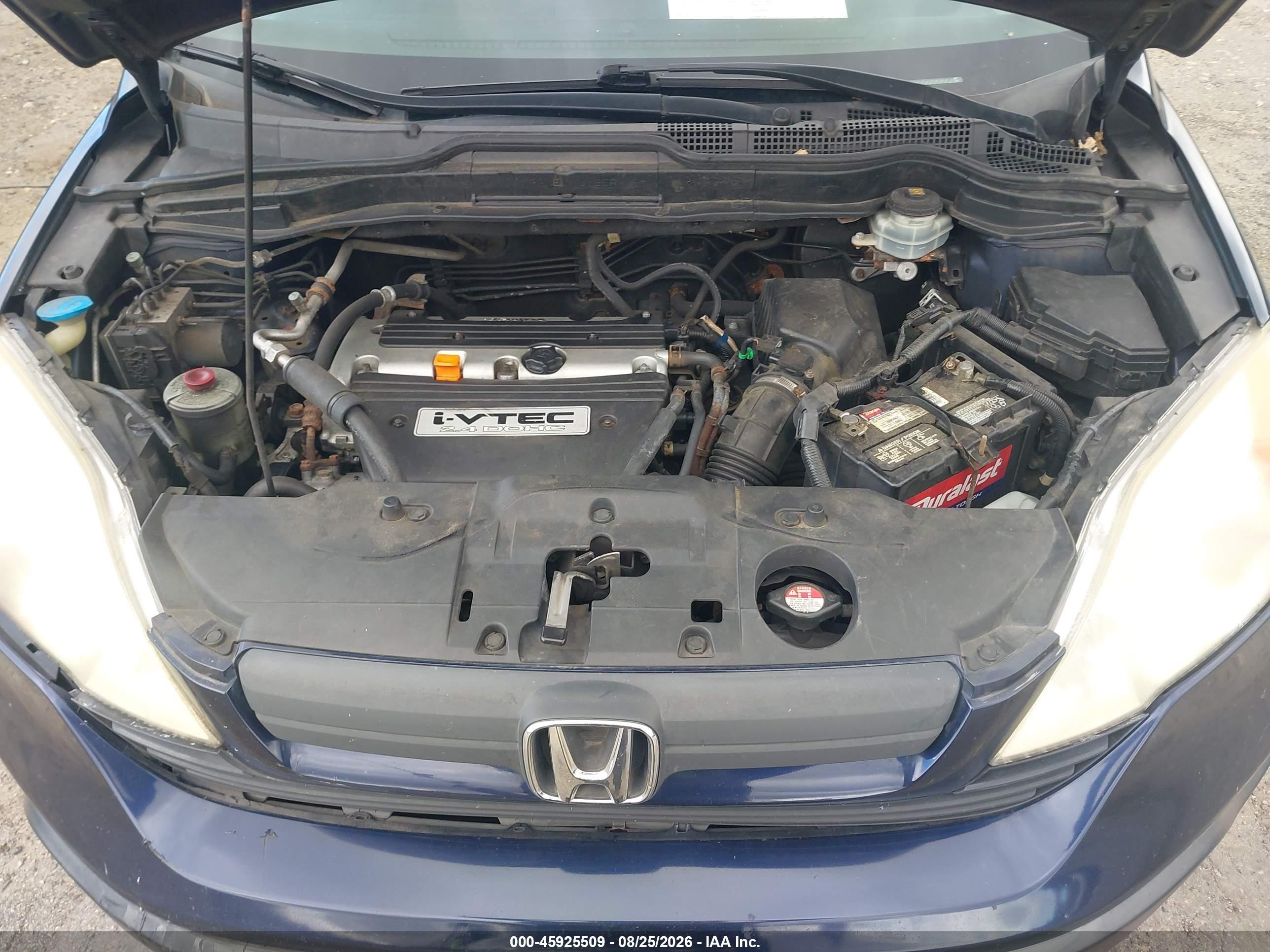 2009 Honda Cr-v Lx Blue vin: JHLRE48329C014690