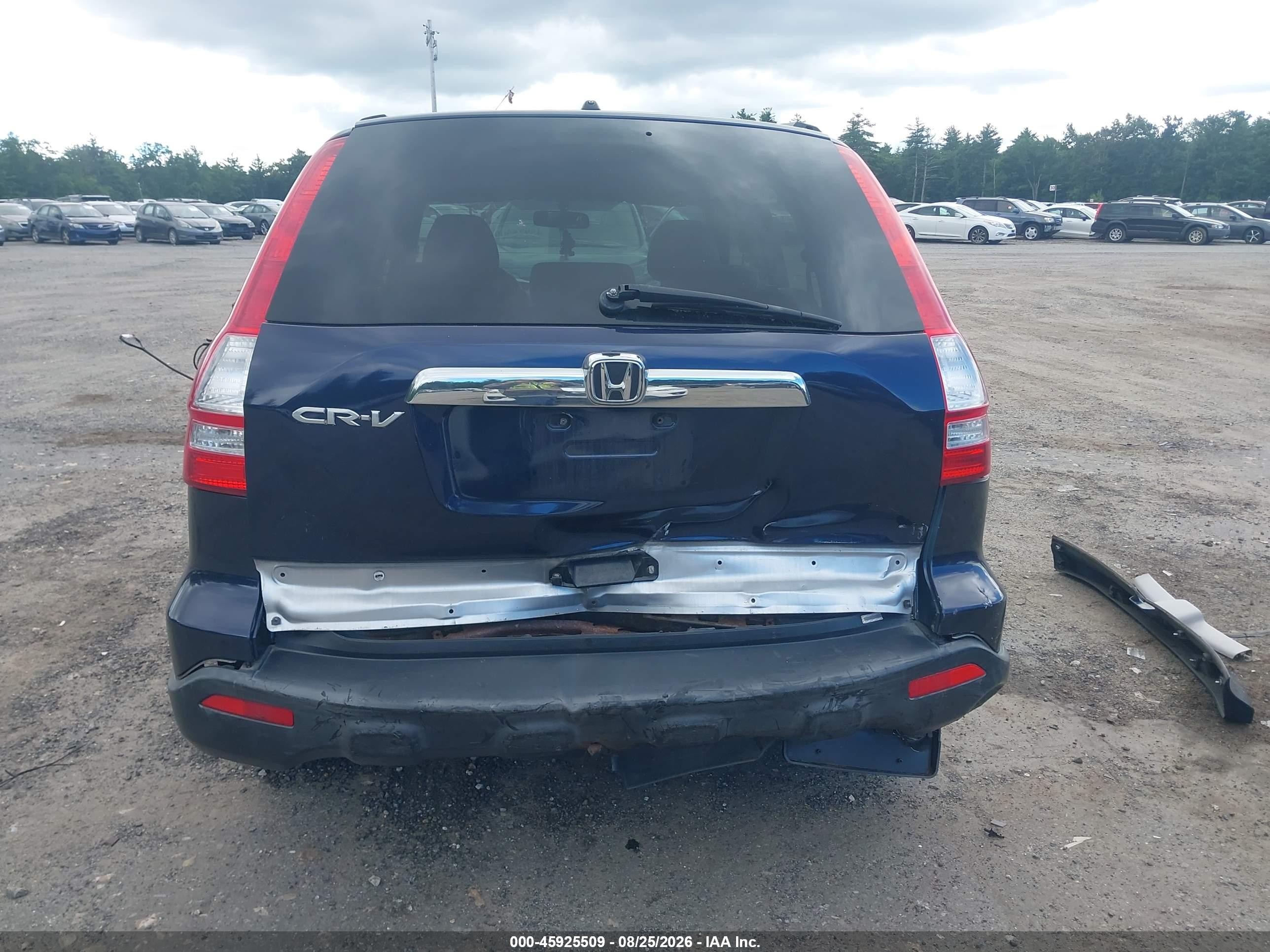2009 Honda Cr-v Lx Blue vin: JHLRE48329C014690