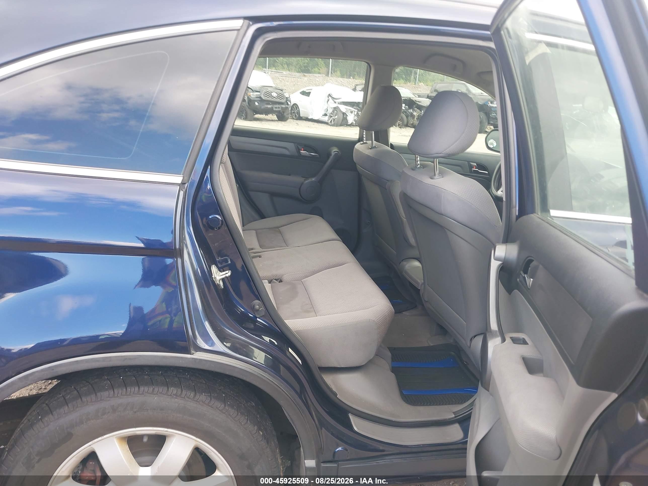 2009 Honda Cr-v Lx Blue vin: JHLRE48329C014690
