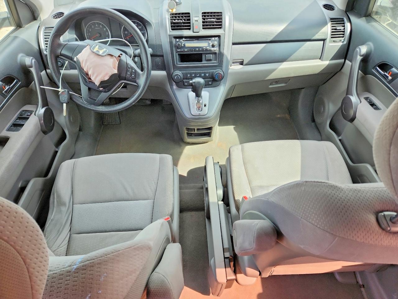 2009 Honda Cr-v Lx White vin: JHLRE48329C015029