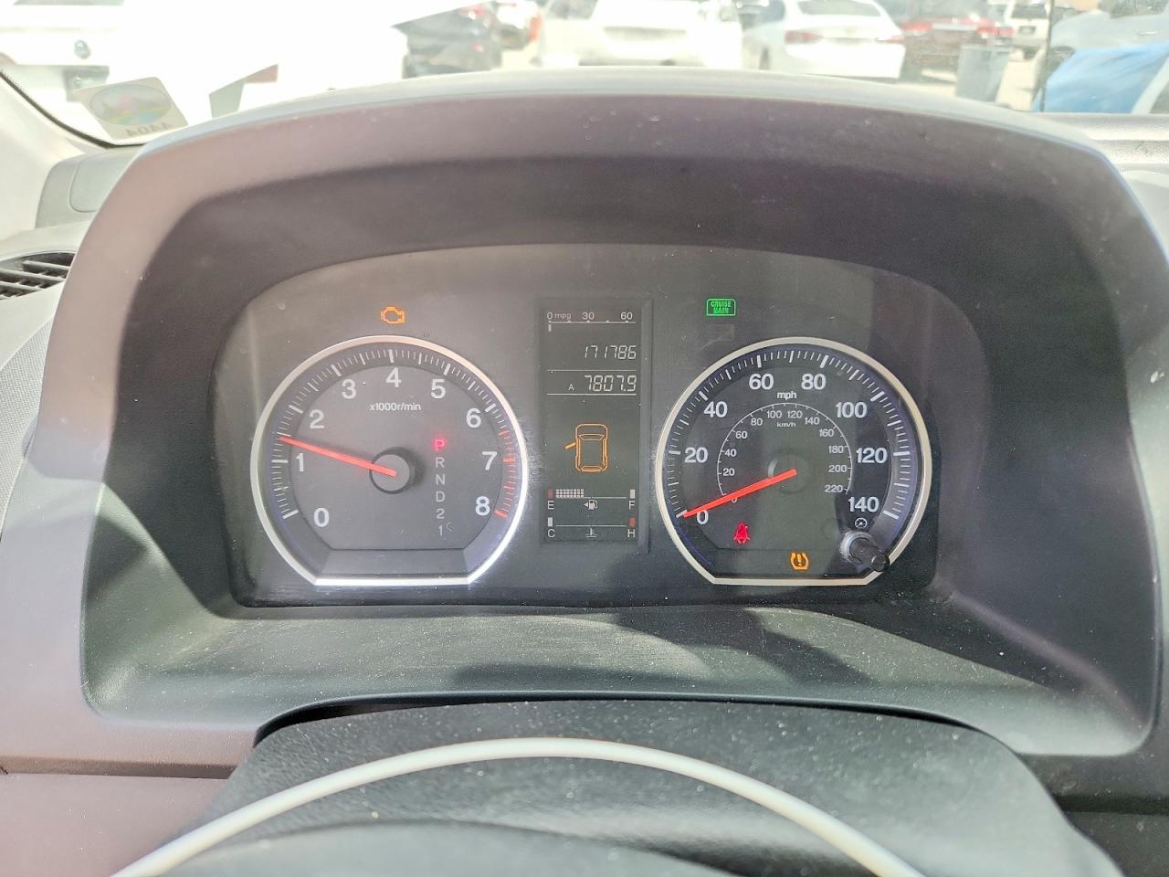2009 Honda Cr-v Lx White vin: JHLRE48329C015029