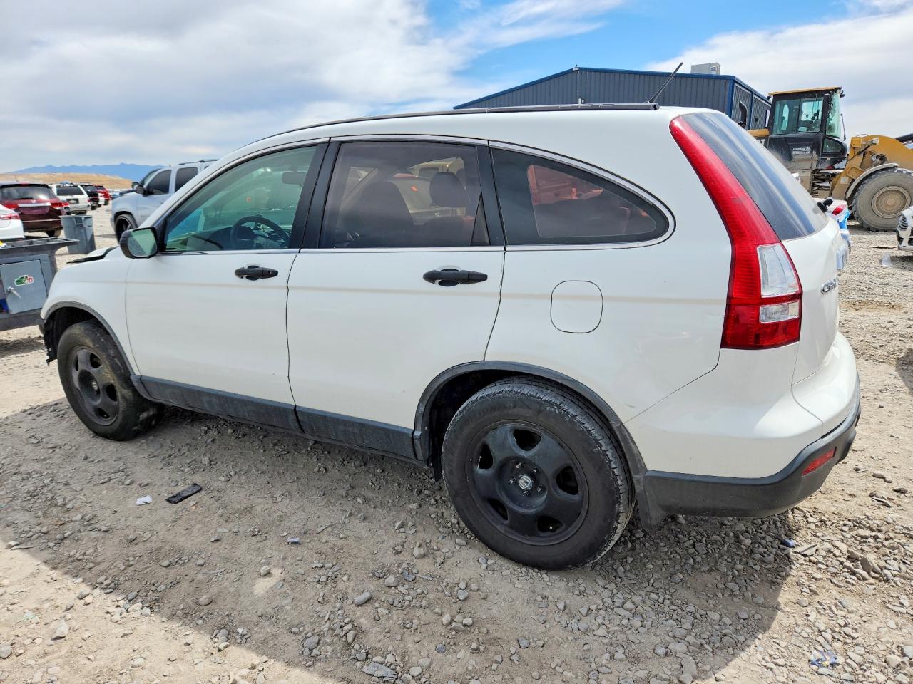 2009 Honda Cr-v Lx White vin: JHLRE48329C015029