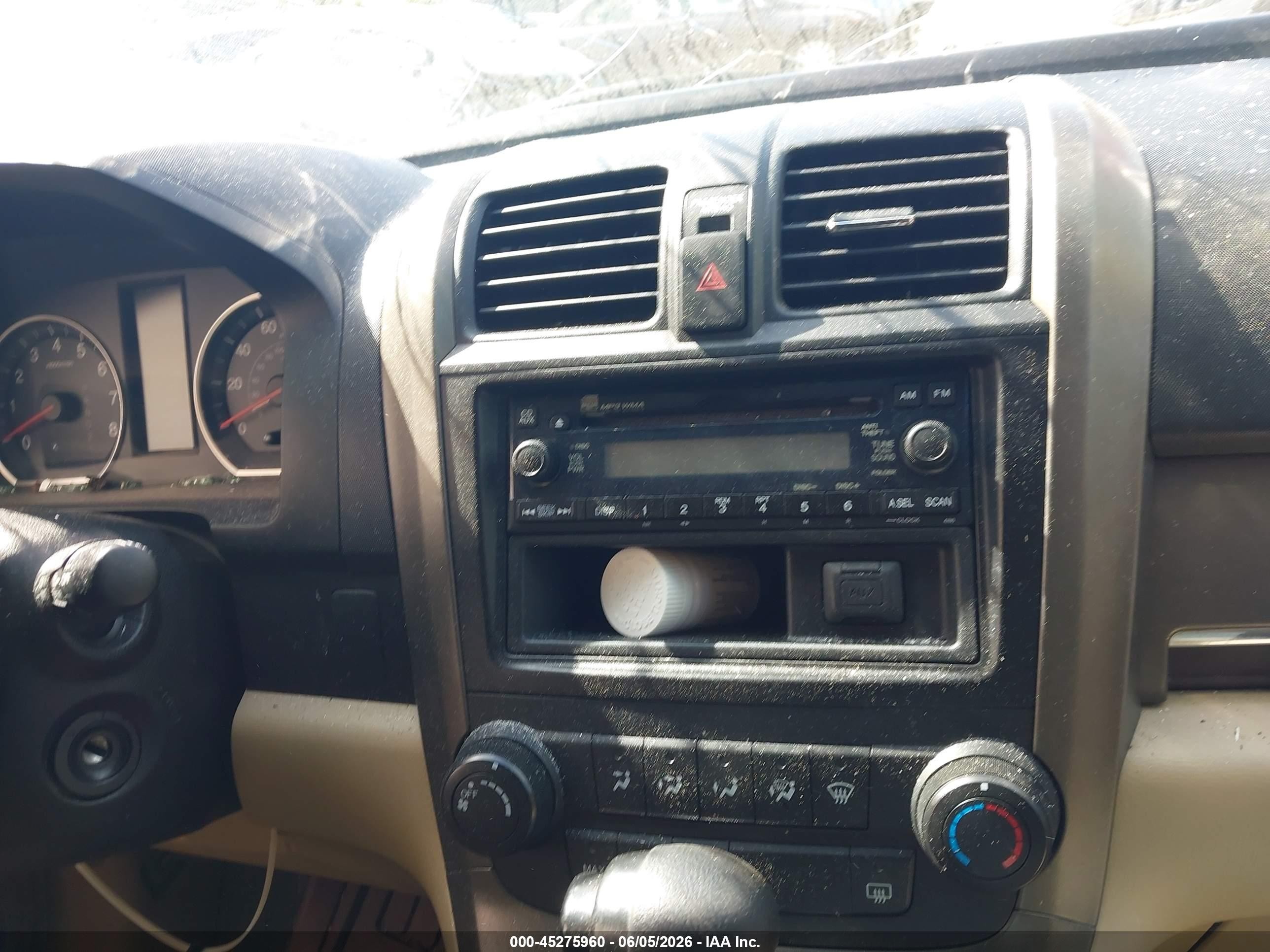 2007 Honda Cr-v Lx Бежевый vin: JHLRE48337C009981