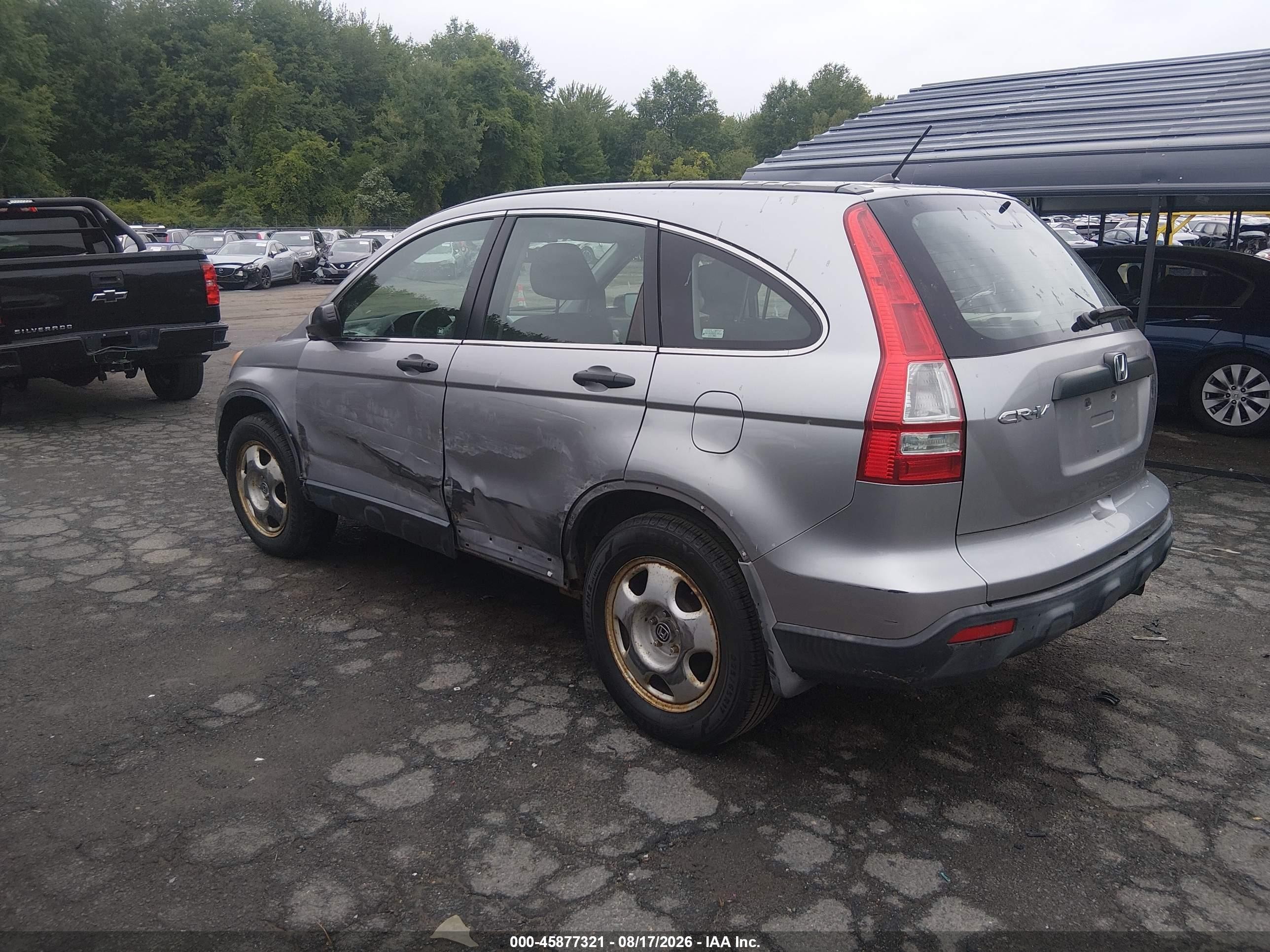 2007 Honda Cr-v Lx Серебряный vin: JHLRE48337C022309