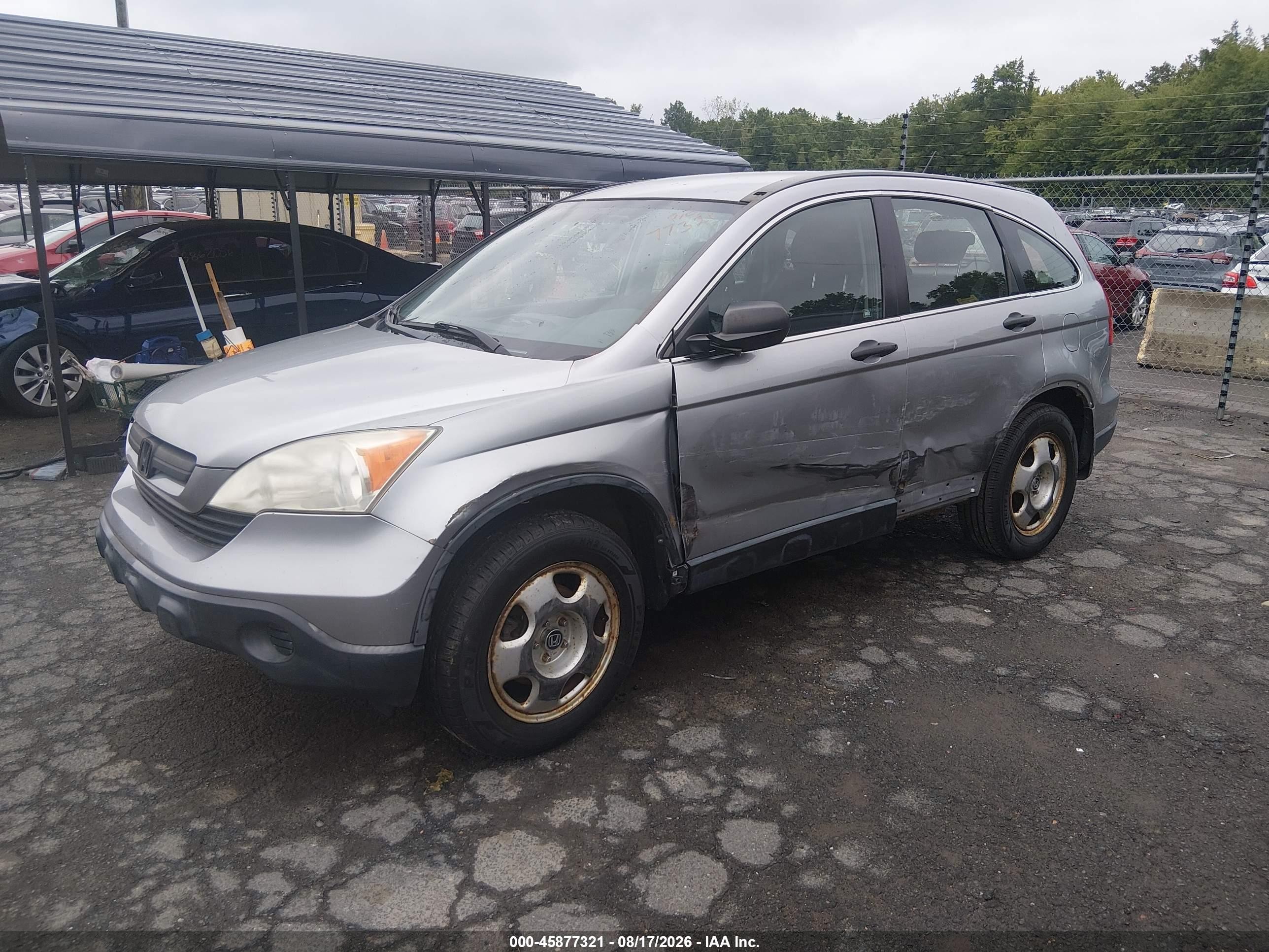 2007 Honda Cr-v Lx Серебряный vin: JHLRE48337C022309