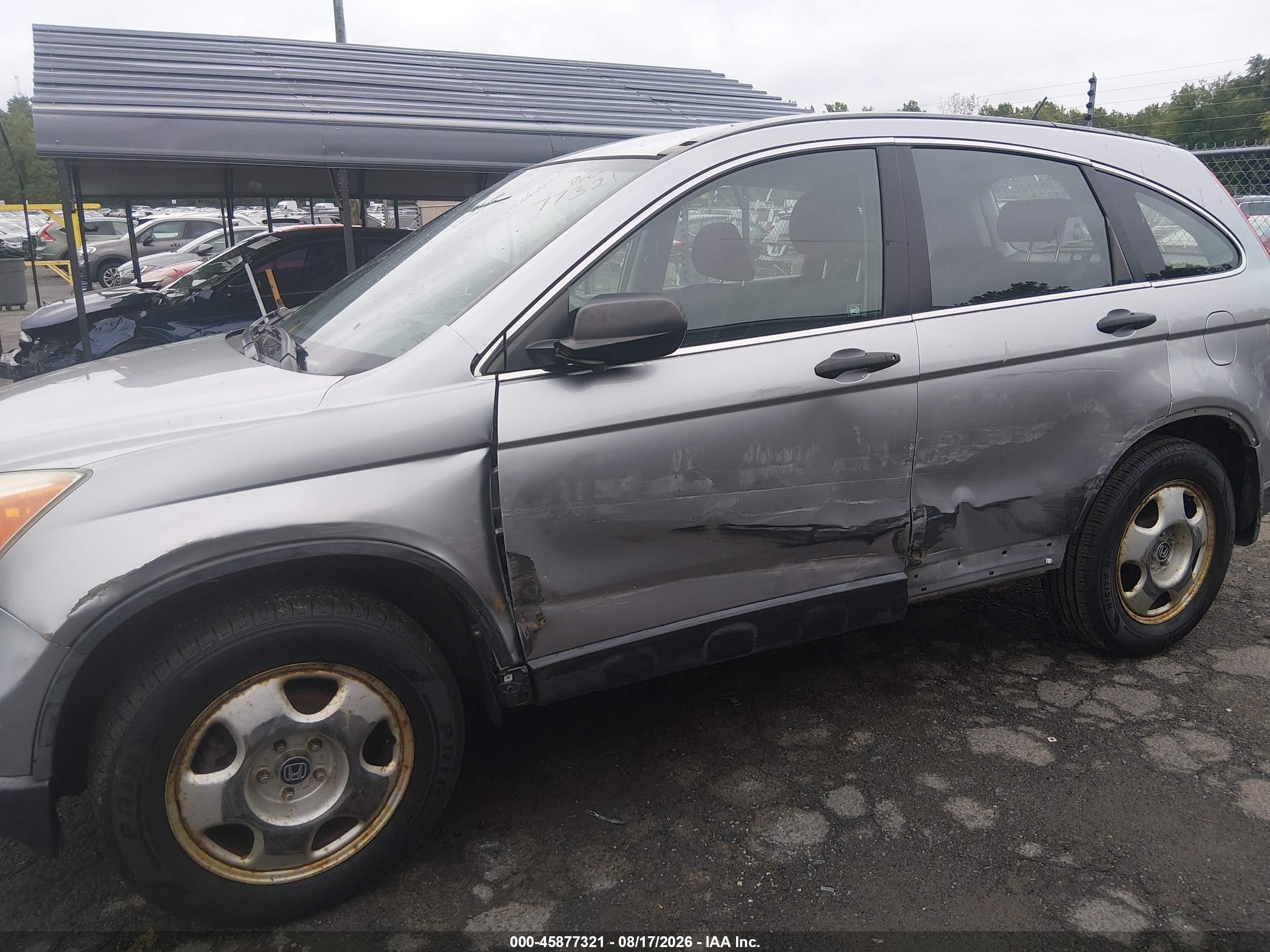 2007 Honda Cr-v Lx Серебряный vin: JHLRE48337C022309