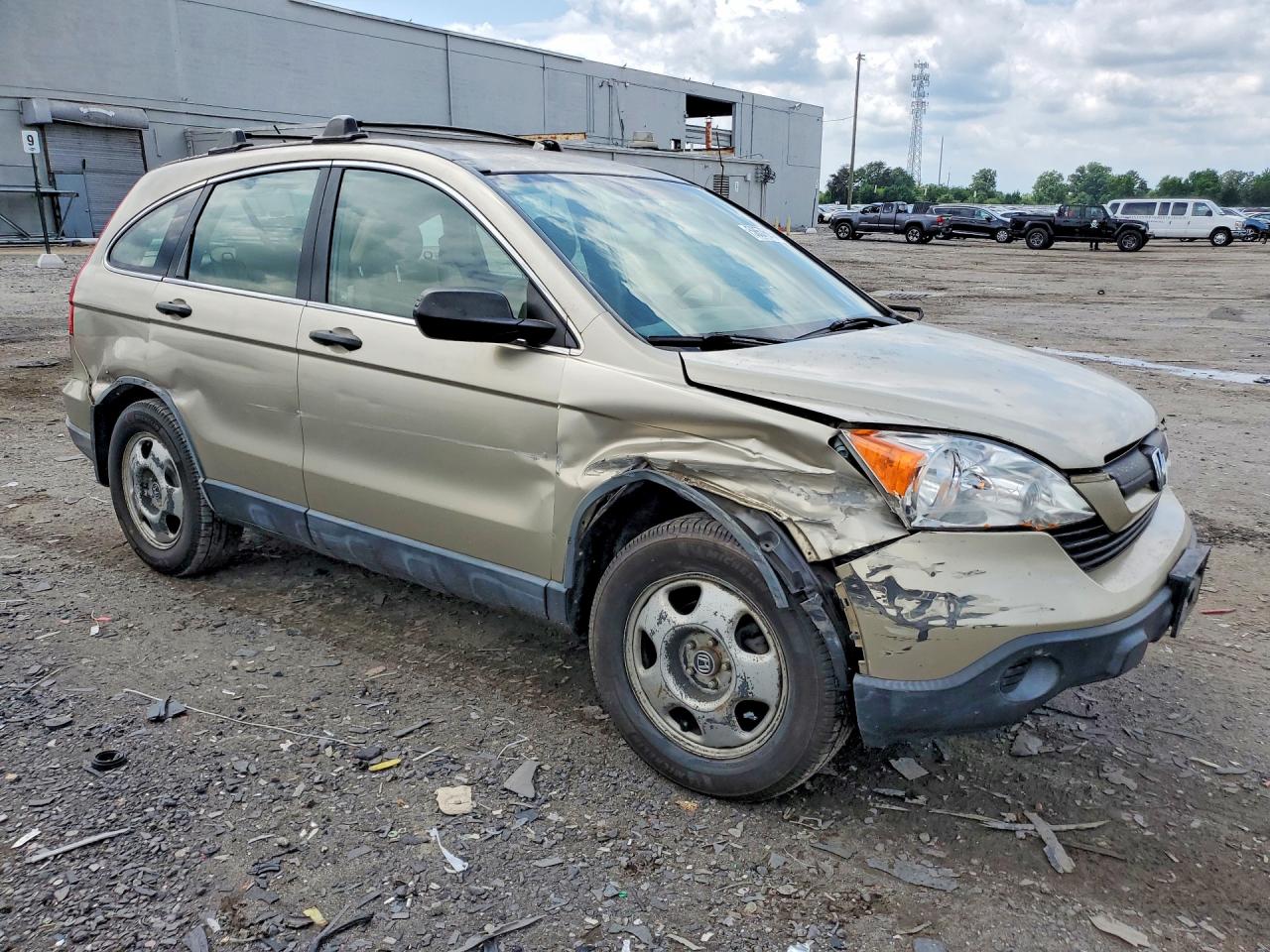 2007 Honda Cr-v Lx Gold vin: JHLRE48337C025369