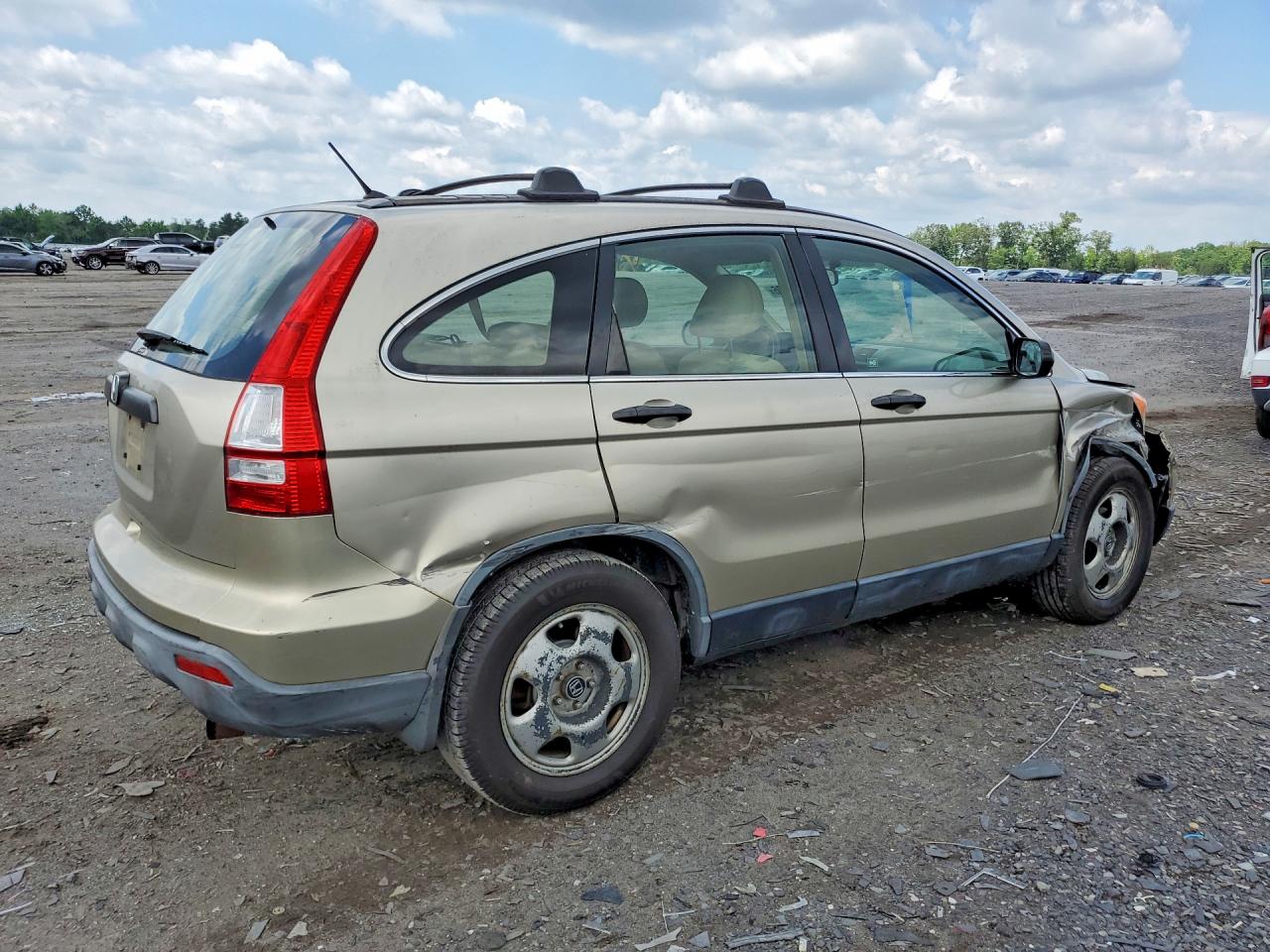 2007 Honda Cr-v Lx Gold vin: JHLRE48337C025369