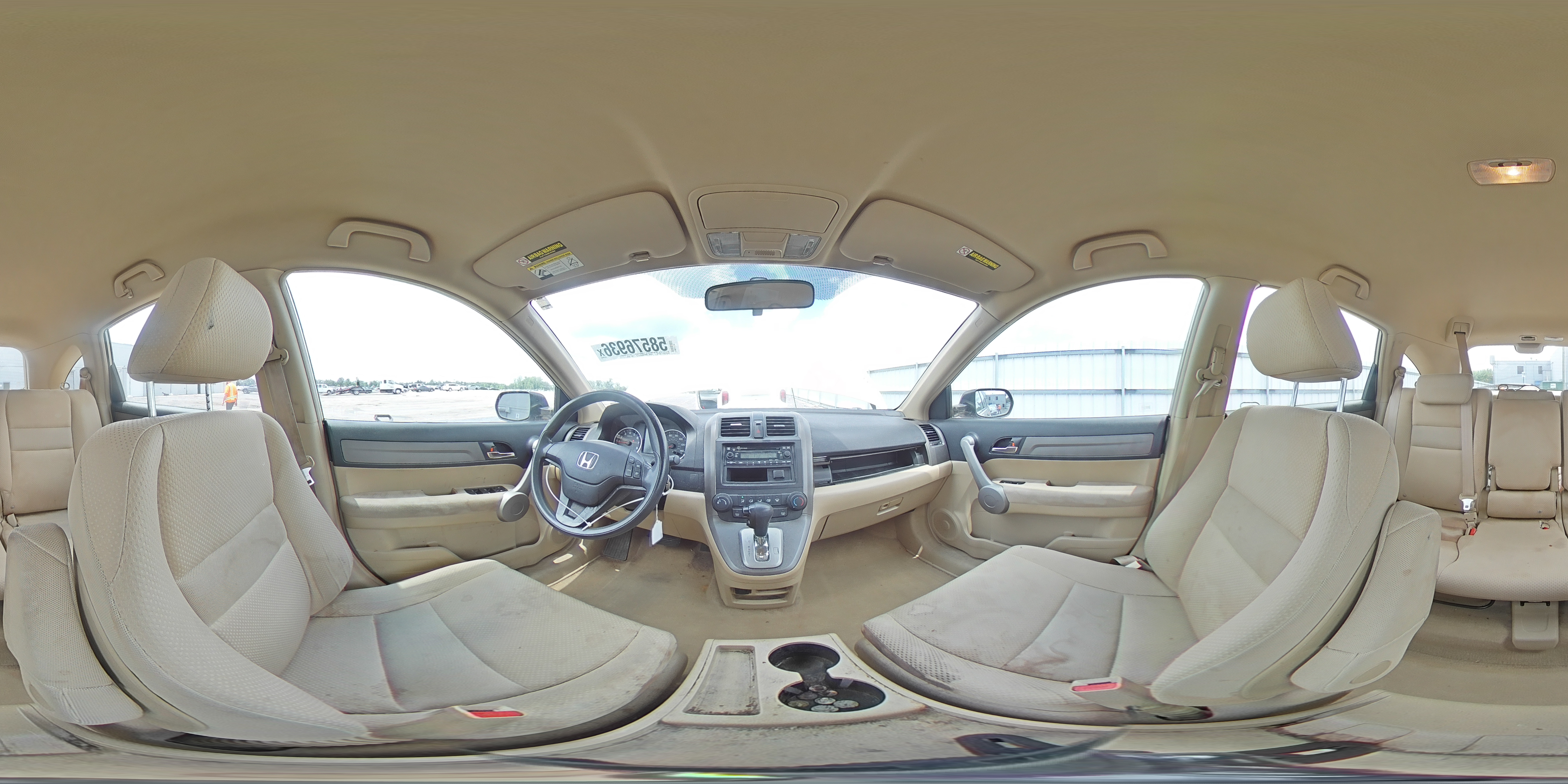 2007 Honda Cr-v Lx Gold vin: JHLRE48337C025369