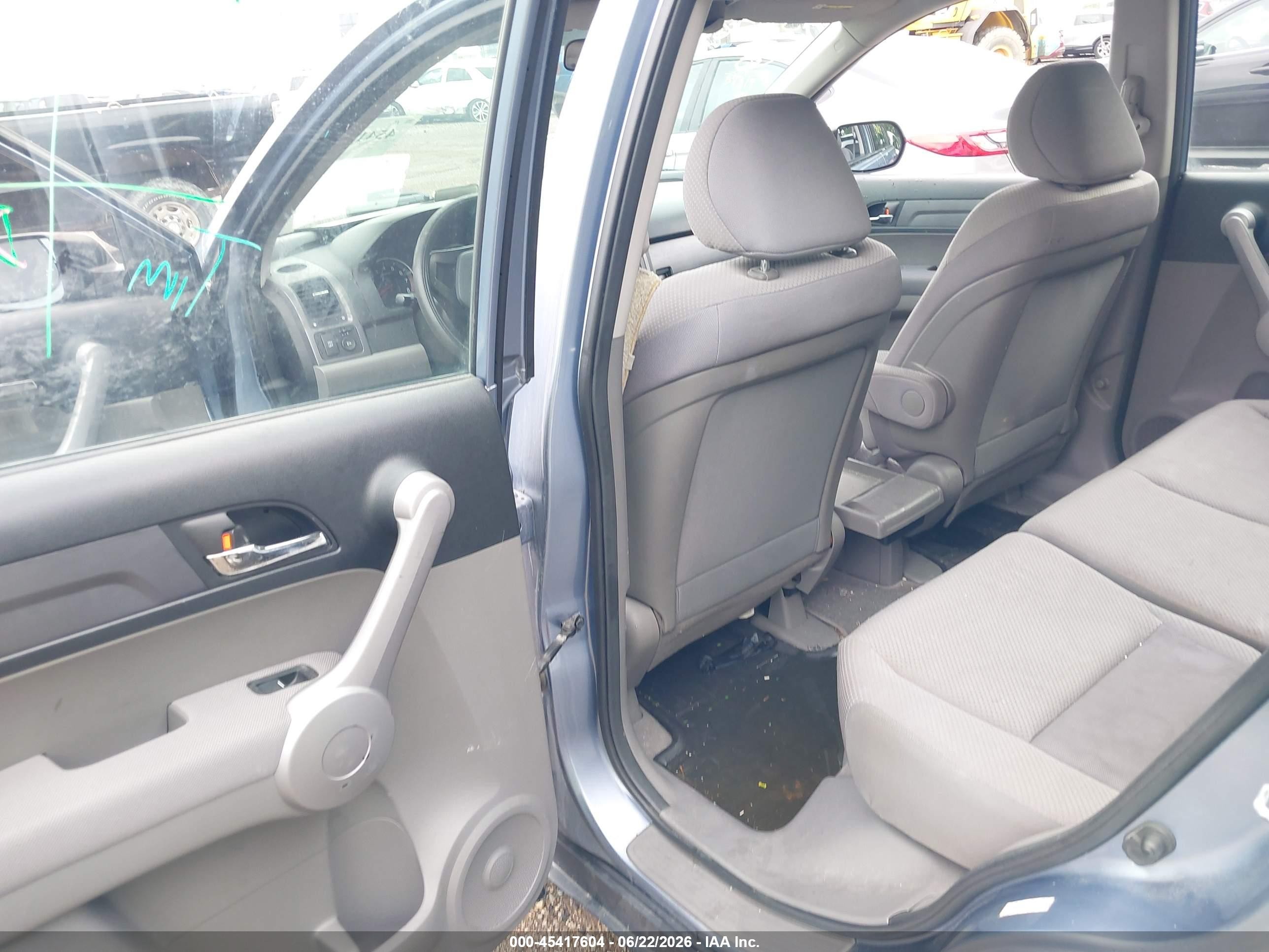 2007 Honda Cr-v Lx Light Blue vin: JHLRE48337C026585