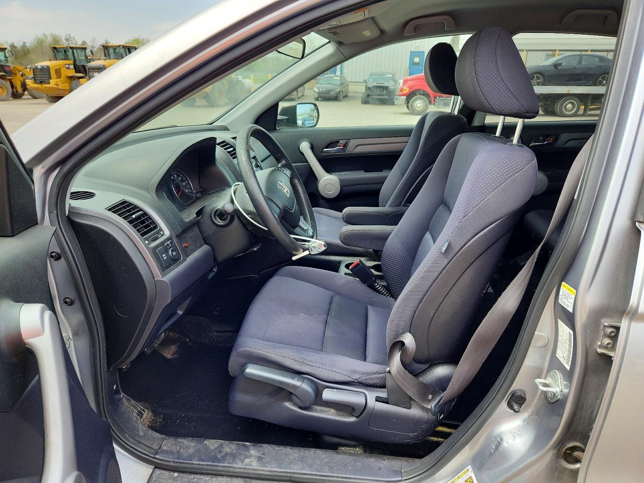 2007 Honda Cr-v Lx Silver vin: JHLRE48337C046447