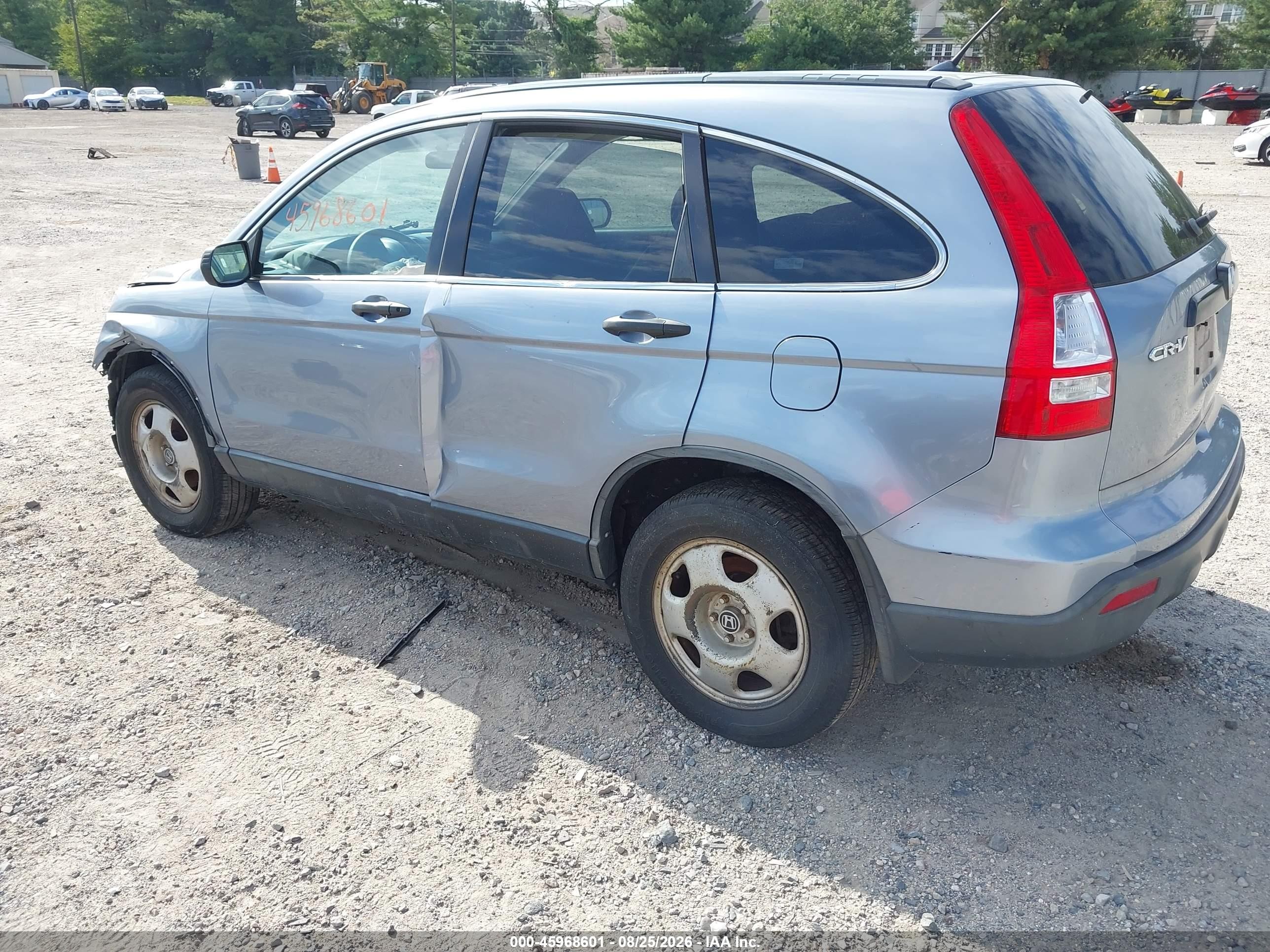 2007 Honda Cr-v Lx Light Blue vin: JHLRE48337C057576