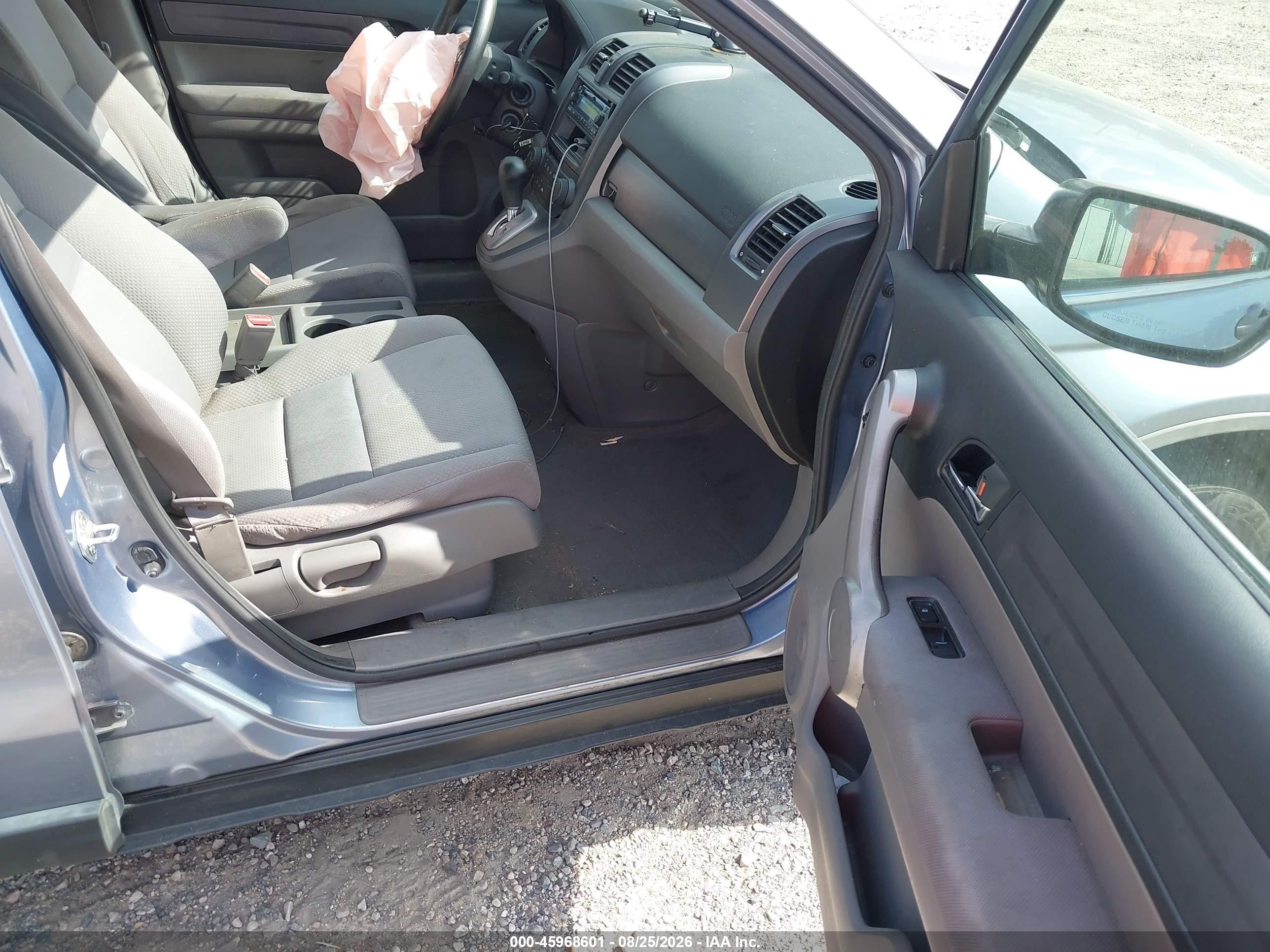 2007 Honda Cr-v Lx Light Blue vin: JHLRE48337C057576