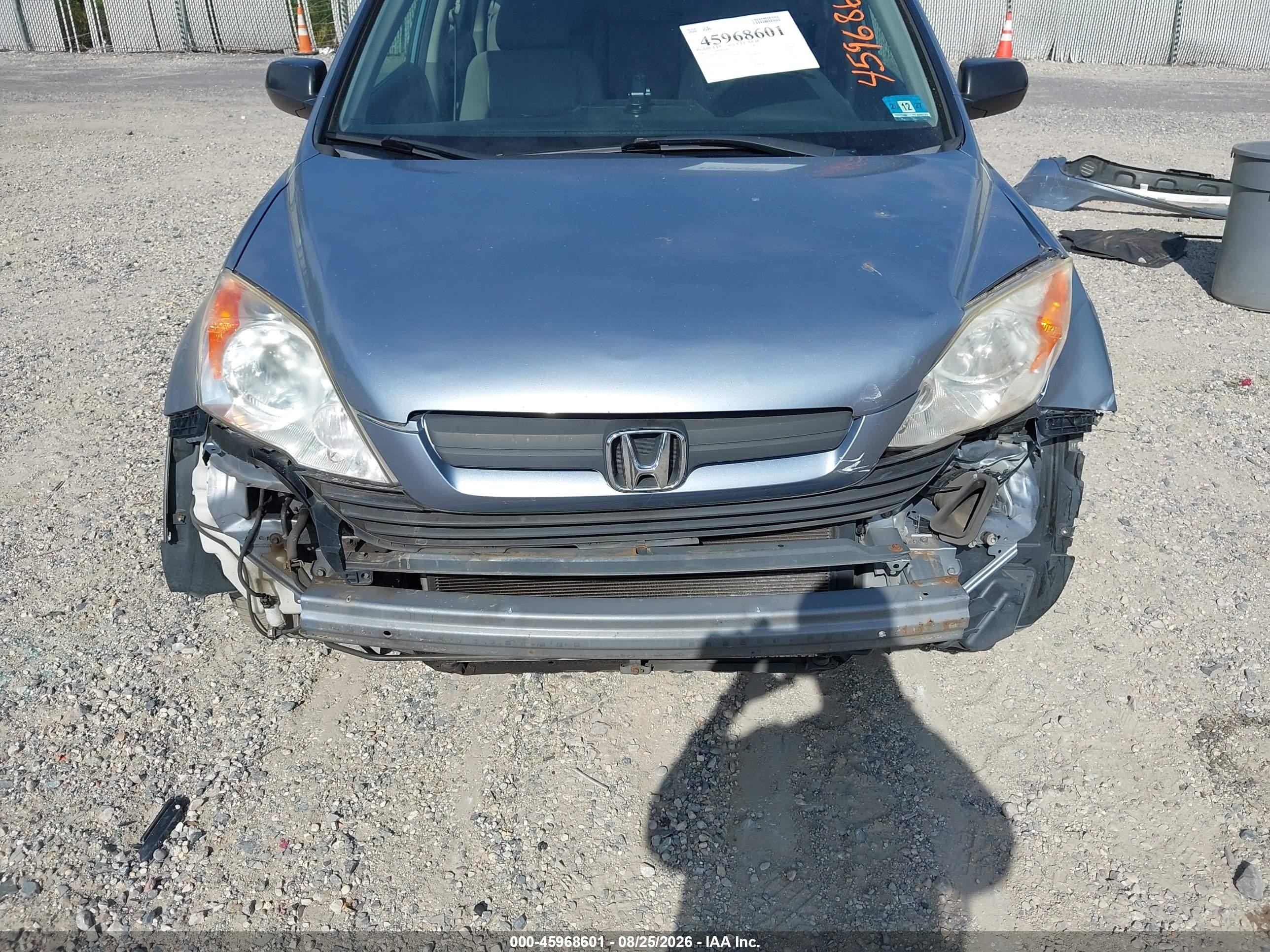 2007 Honda Cr-v Lx Light Blue vin: JHLRE48337C057576