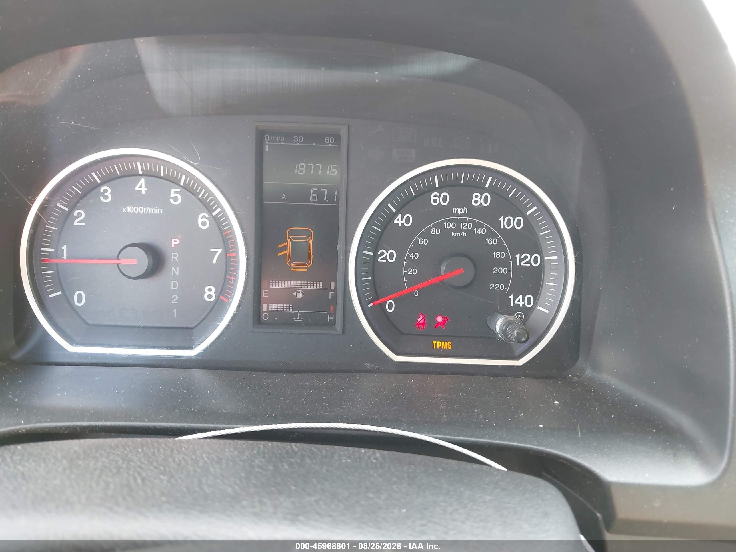 2007 Honda Cr-v Lx Light Blue vin: JHLRE48337C057576
