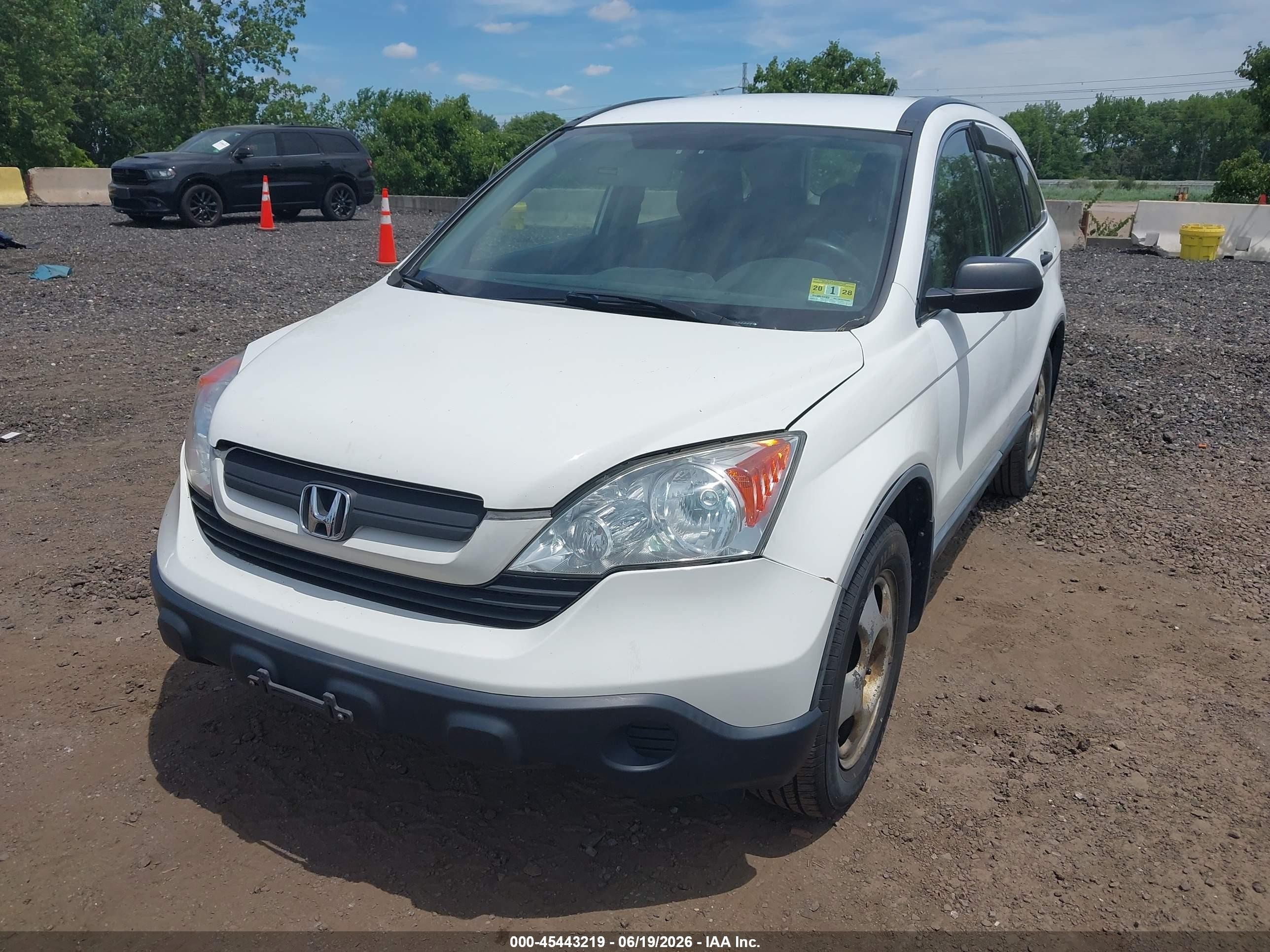 2007 Honda Cr-v Lx Белый vin: JHLRE48337C064866