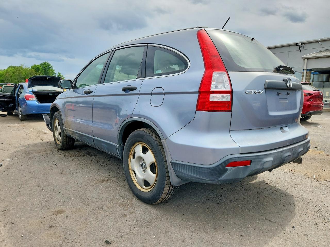 2008 Honda Cr-v Lx Blue vin: JHLRE48338C015541