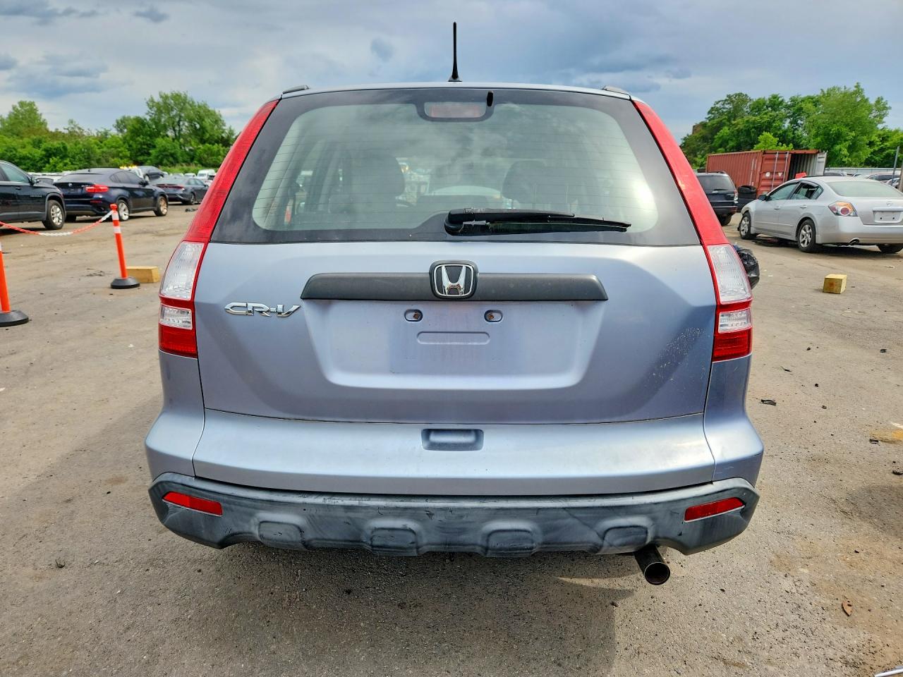 2008 Honda Cr-v Lx Blue vin: JHLRE48338C015541