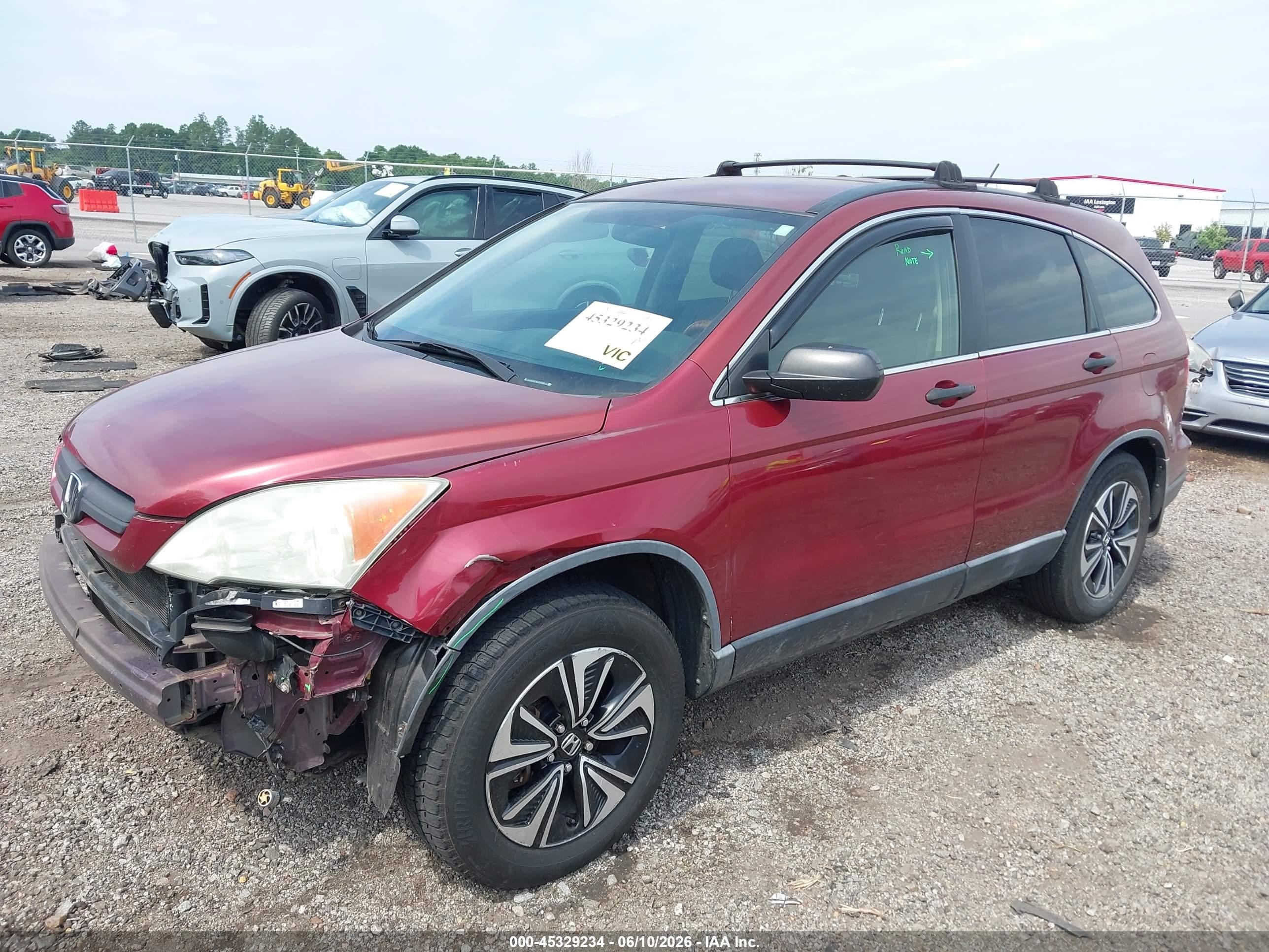 2008 Honda Cr-v Lx Красный vin: JHLRE48338C056848