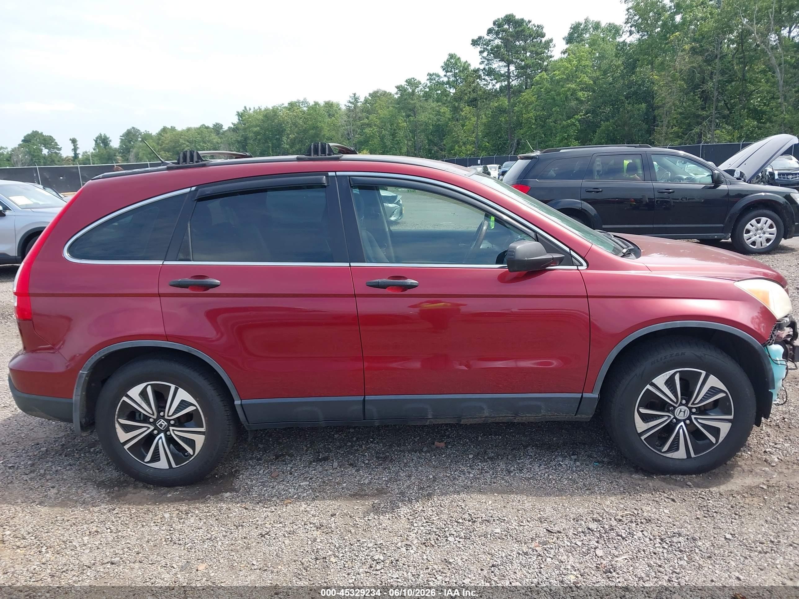 2008 Honda Cr-v Lx Красный vin: JHLRE48338C056848