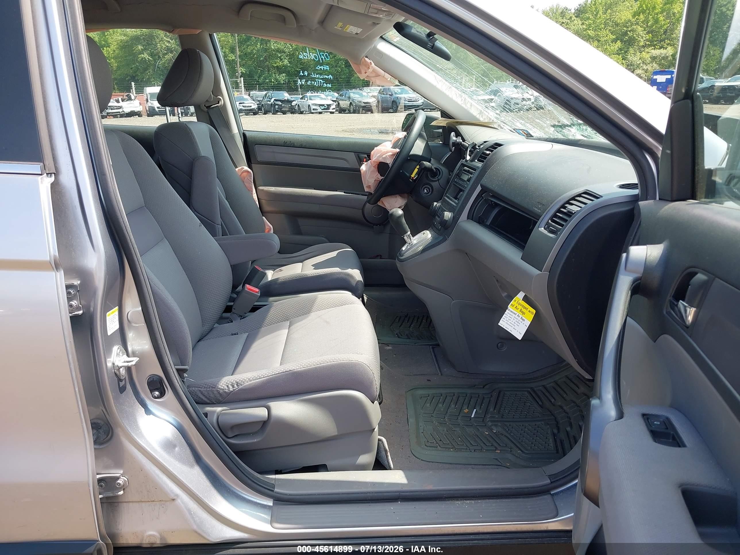 2008 Honda Cr-v Lx Silver vin: JHLRE48338C076792