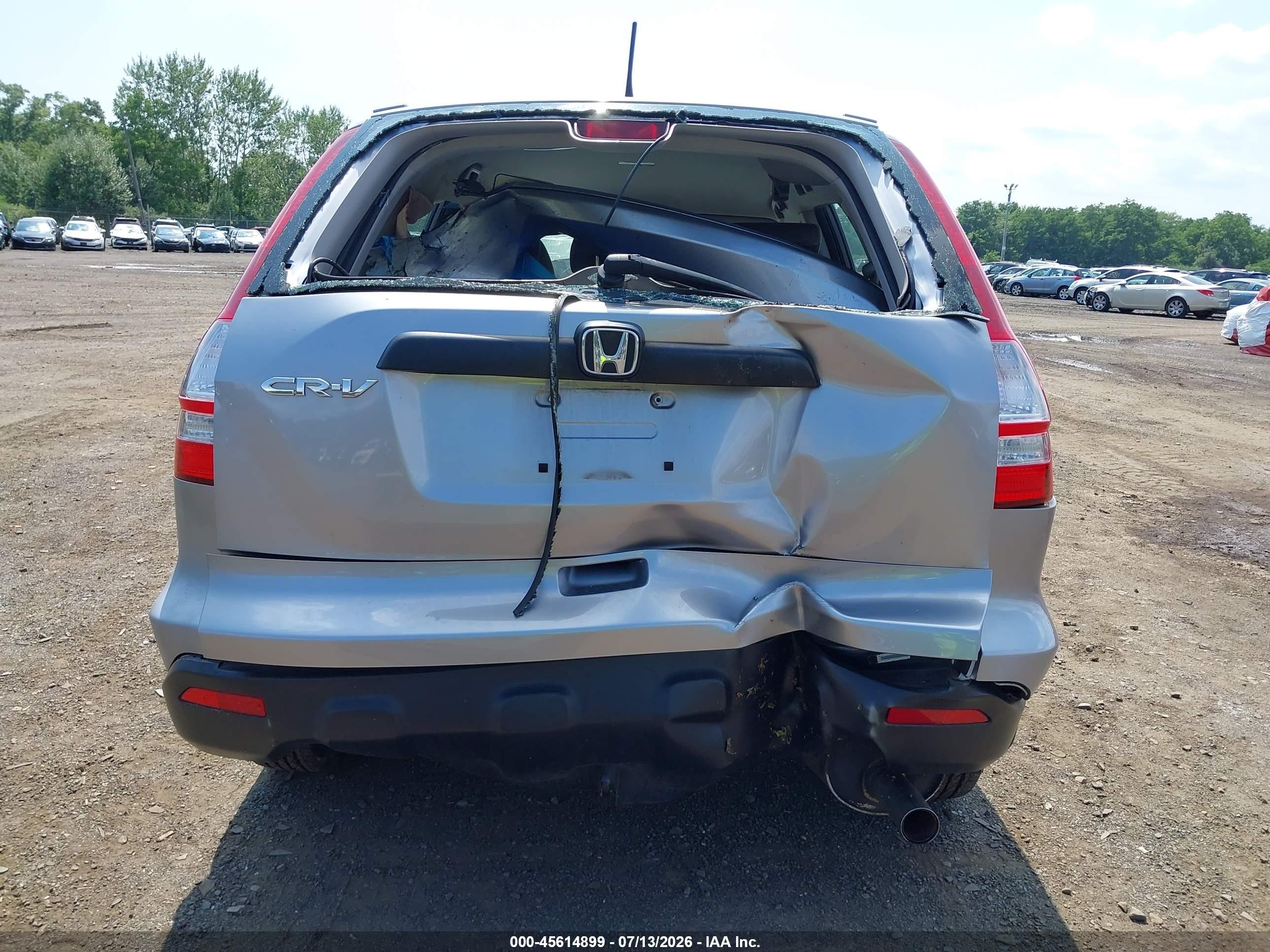 2008 Honda Cr-v Lx Silver vin: JHLRE48338C076792