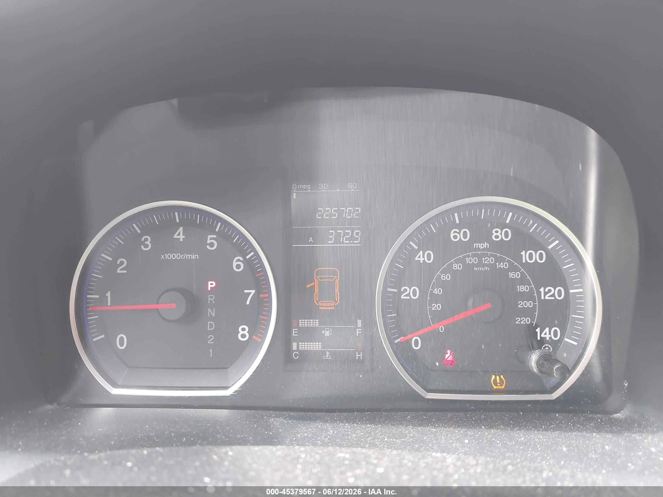 2009 Honda Cr-v Lx Black vin: JHLRE48339C004198
