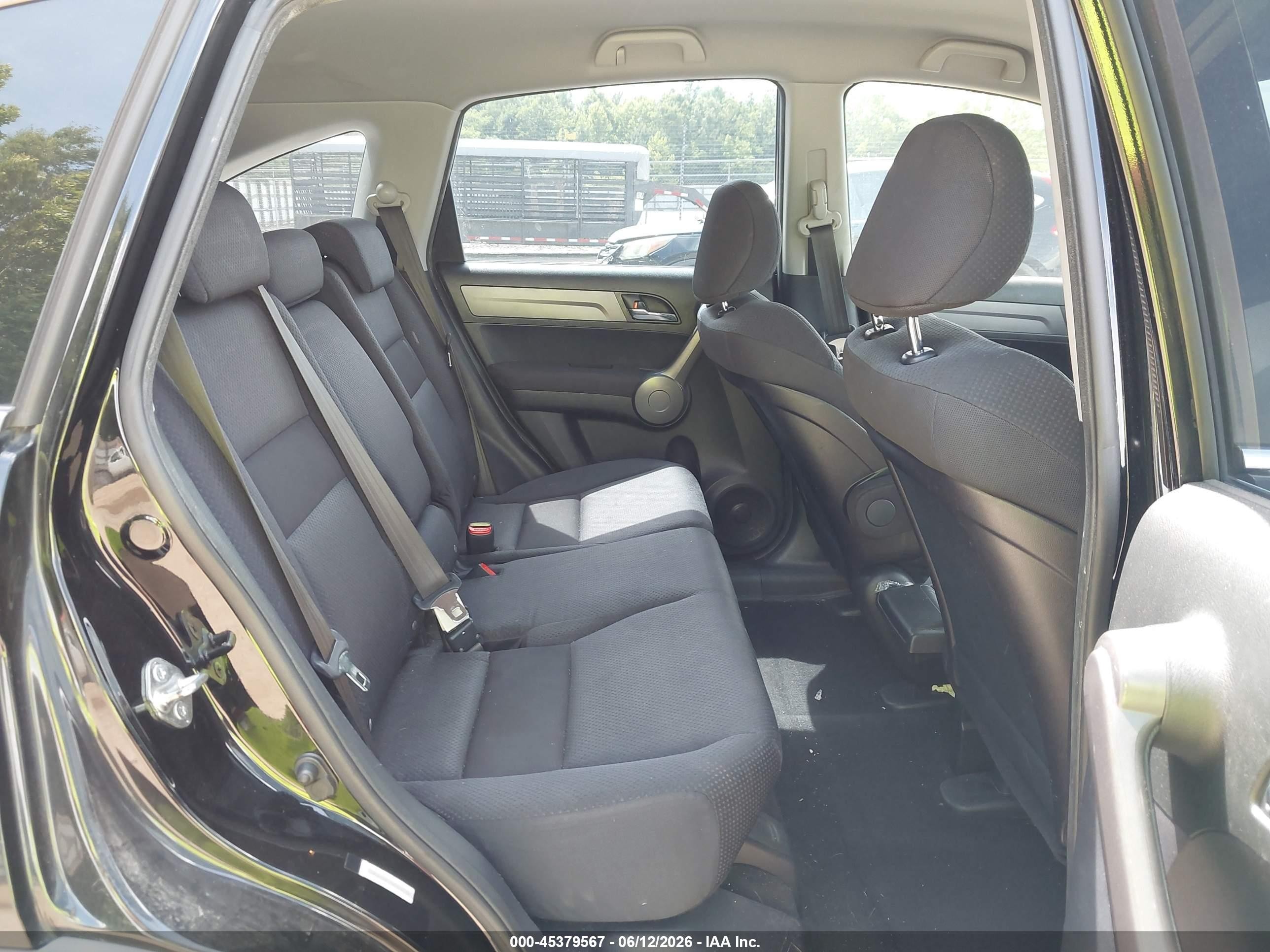 2009 Honda Cr-v Lx Black vin: JHLRE48339C004198