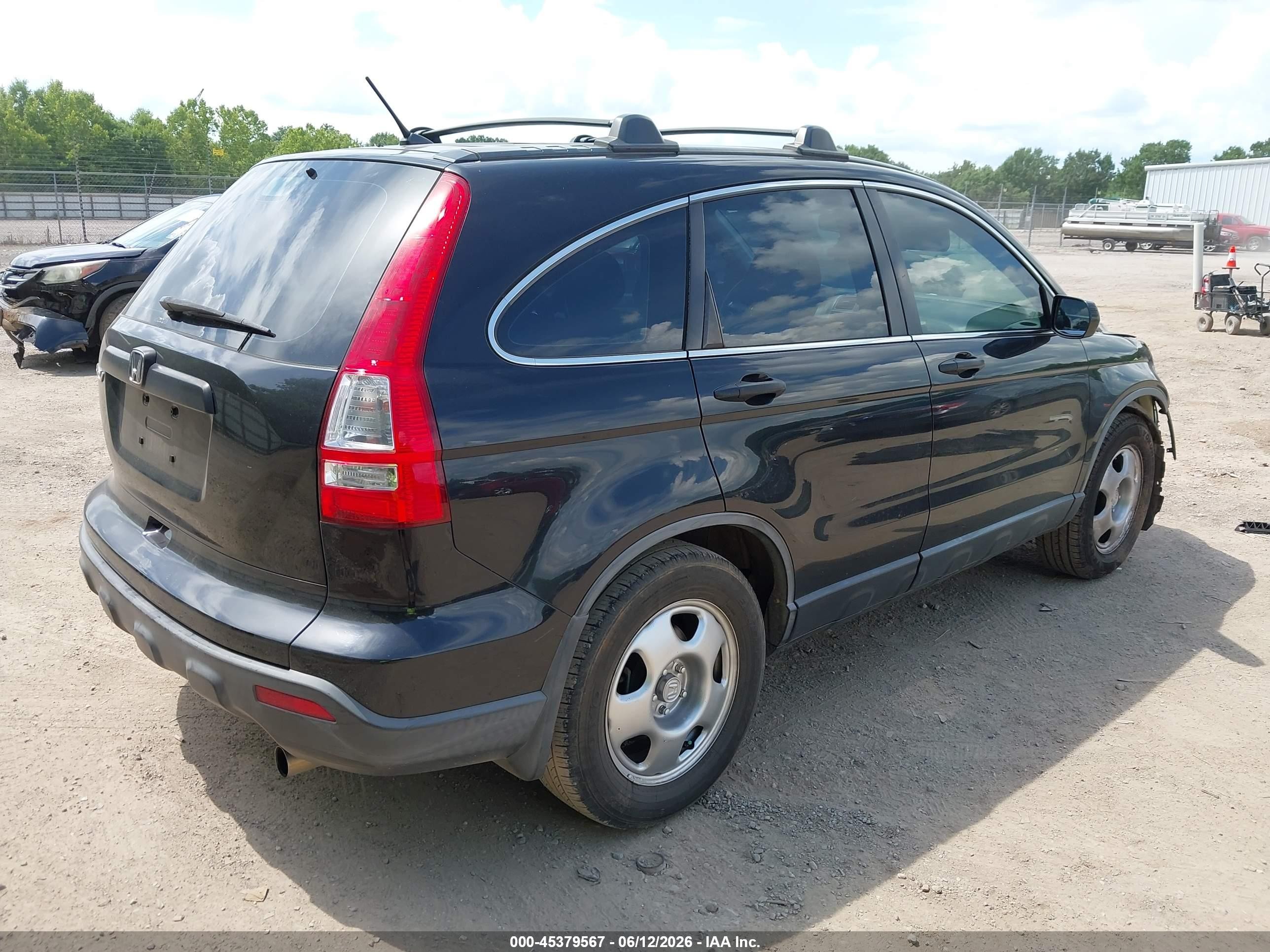 2009 Honda Cr-v Lx Black vin: JHLRE48339C004198