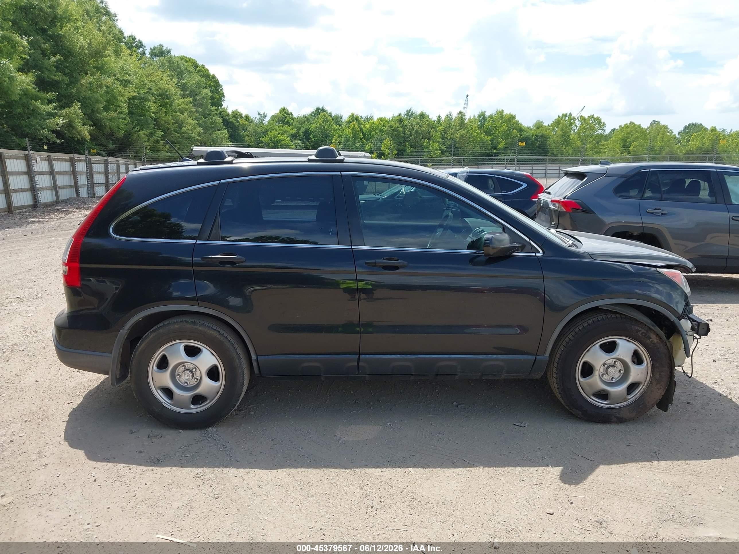 2009 Honda Cr-v Lx Black vin: JHLRE48339C004198