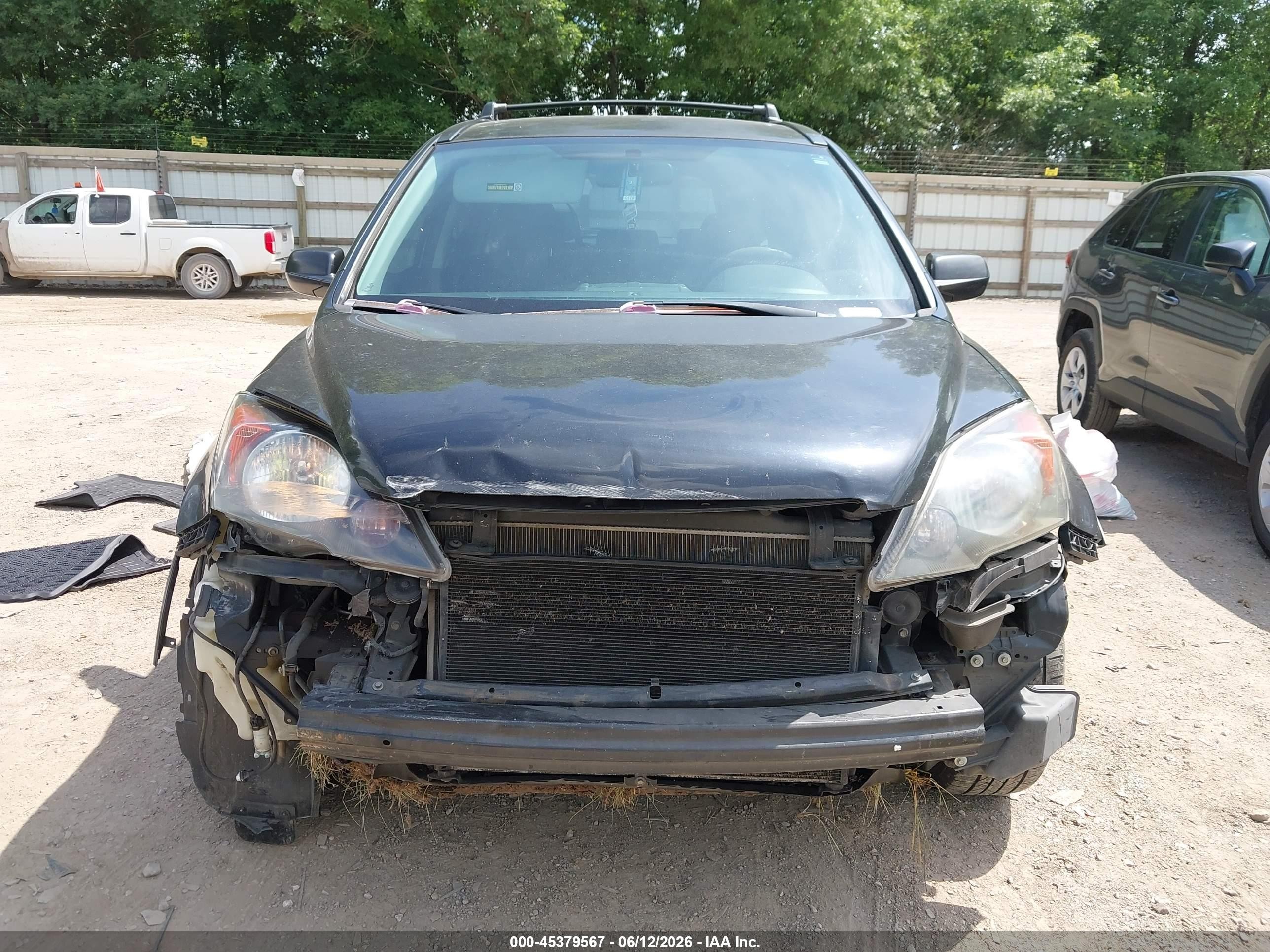 2009 Honda Cr-v Lx Black vin: JHLRE48339C004198