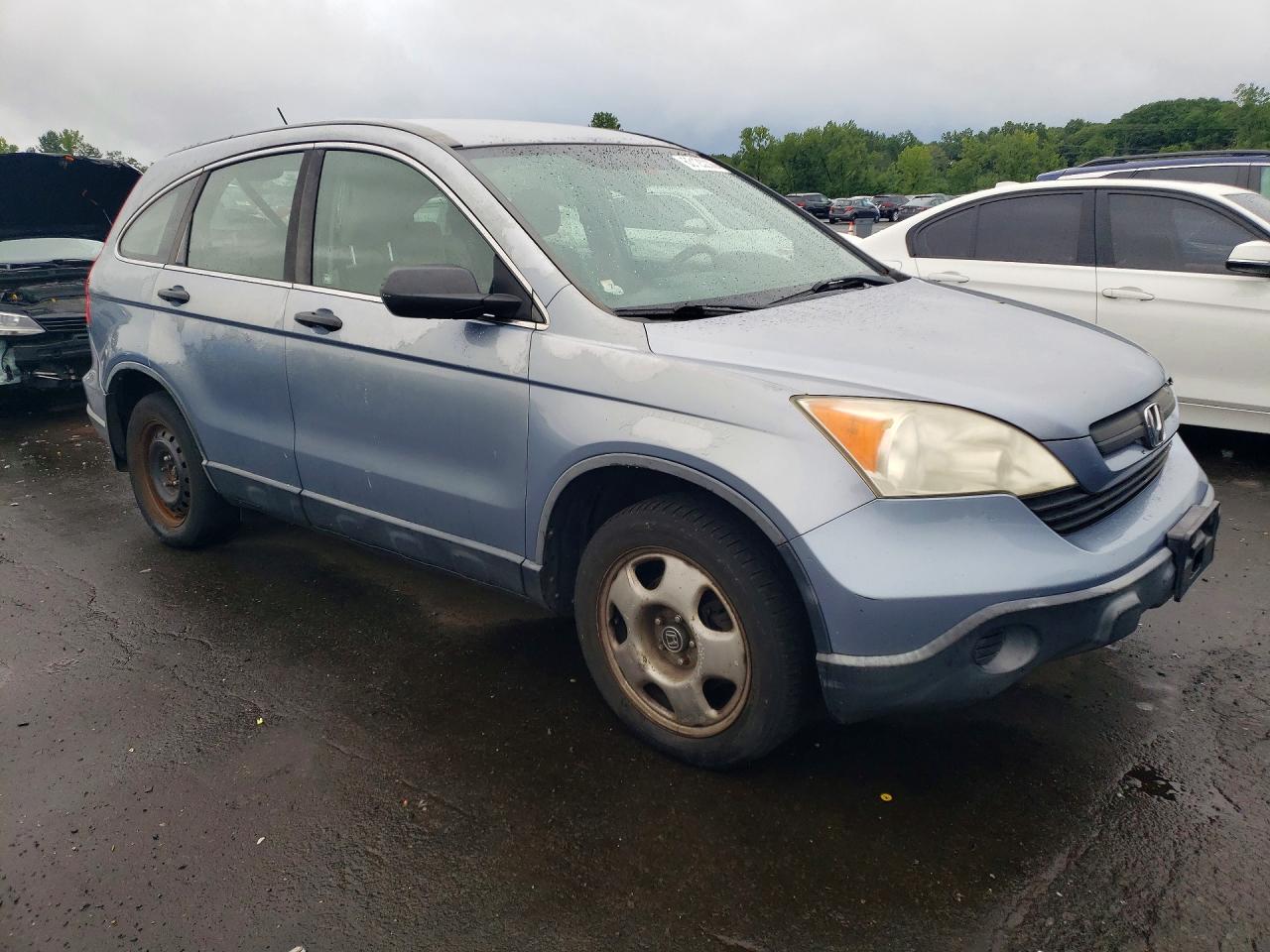 2007 Honda Cr-v Lx Blue vin: JHLRE48347C022805