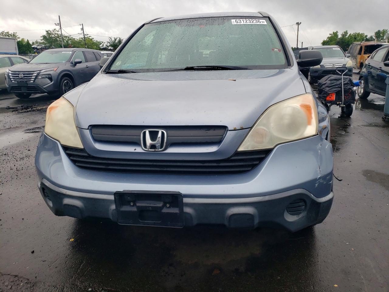 2007 Honda Cr-v Lx Blue vin: JHLRE48347C022805