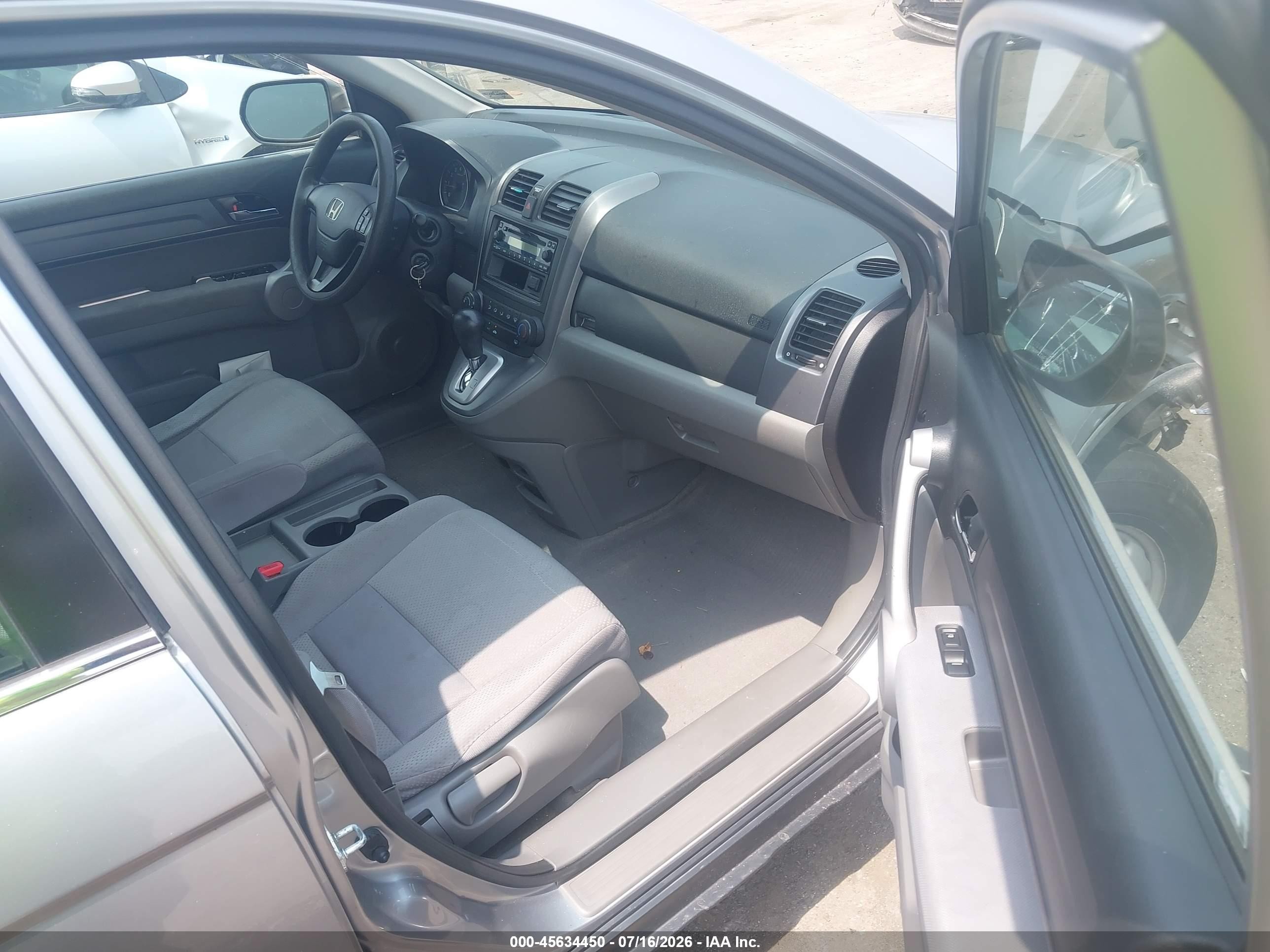 2007 Honda Cr-v Lx Silver vin: JHLRE48347C031553