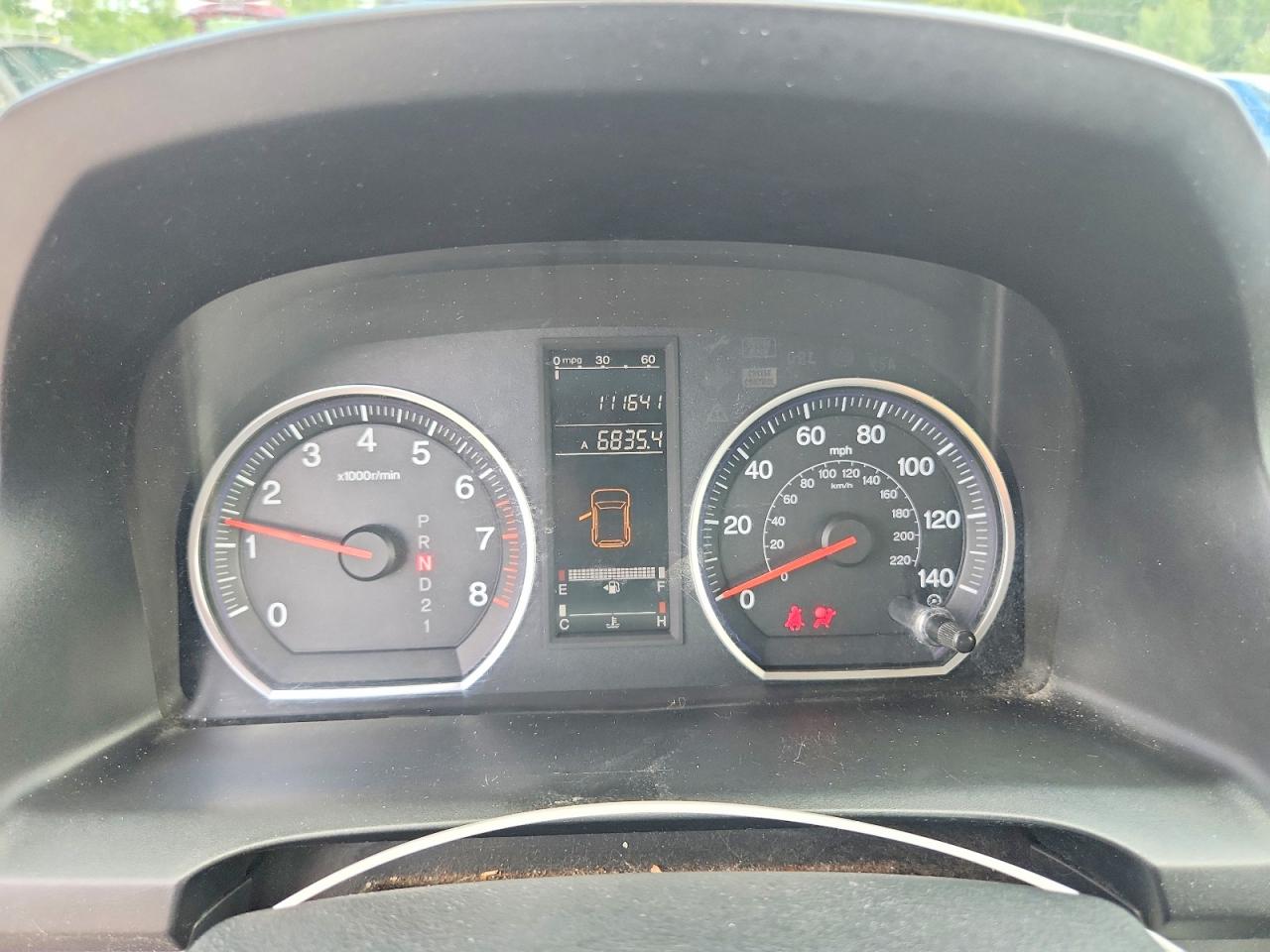 2007 Honda Cr-v Lx Blue vin: JHLRE48347C047381