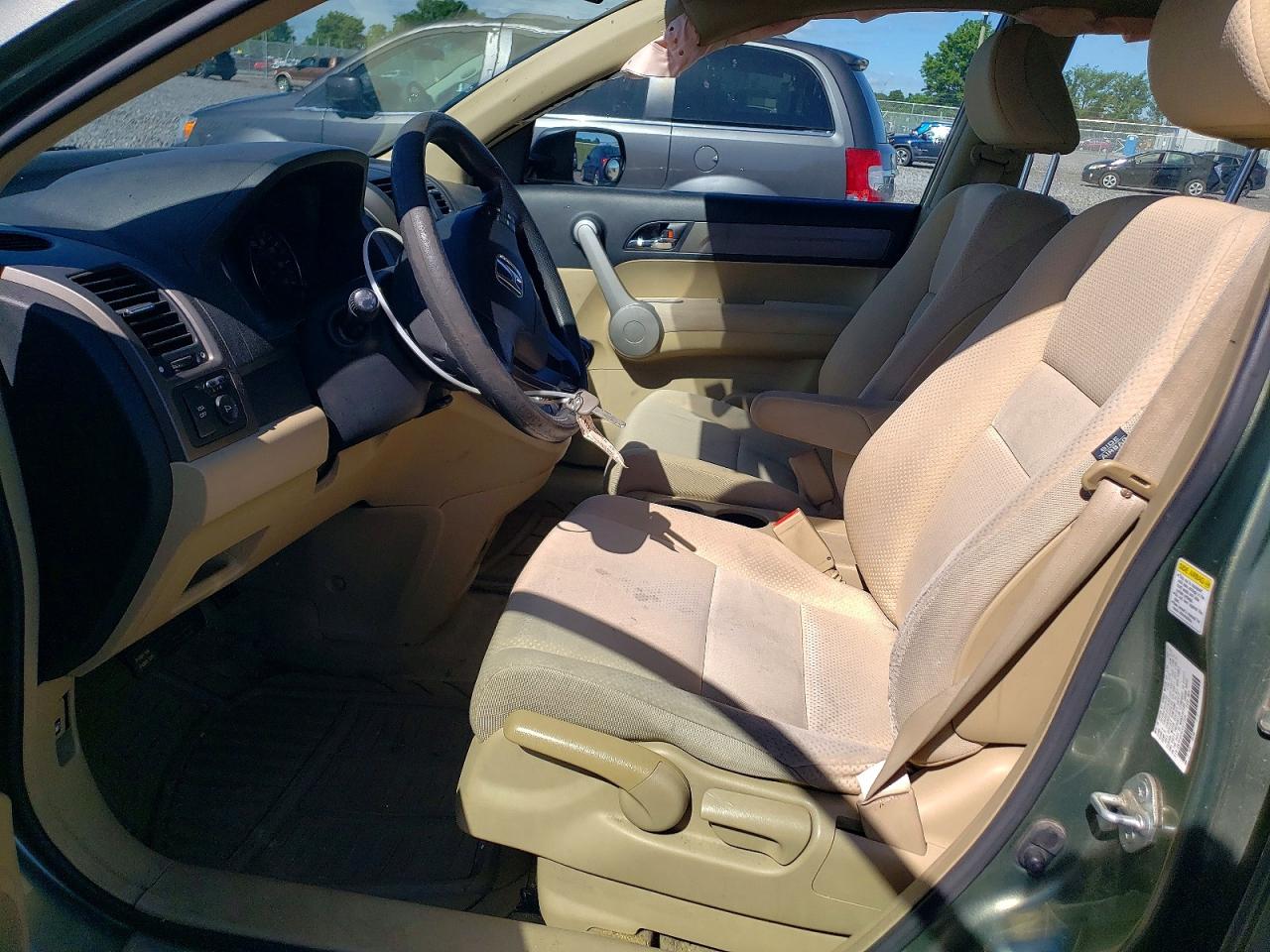2007 Honda Cr-v Lx Green vin: JHLRE48347C071034