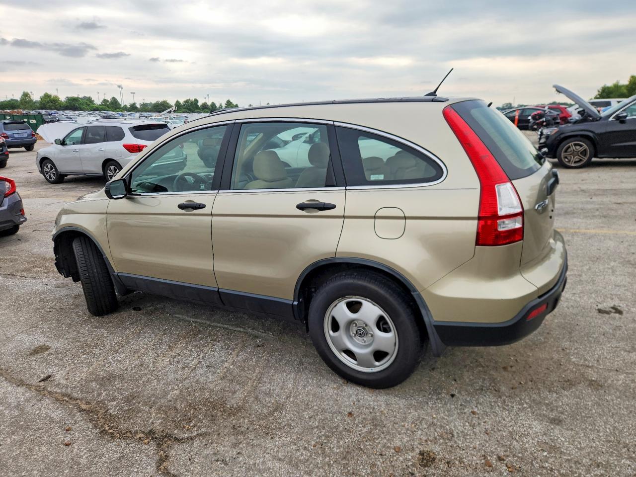 2007 Honda Cr-v Lx Gold vin: JHLRE48347C107451