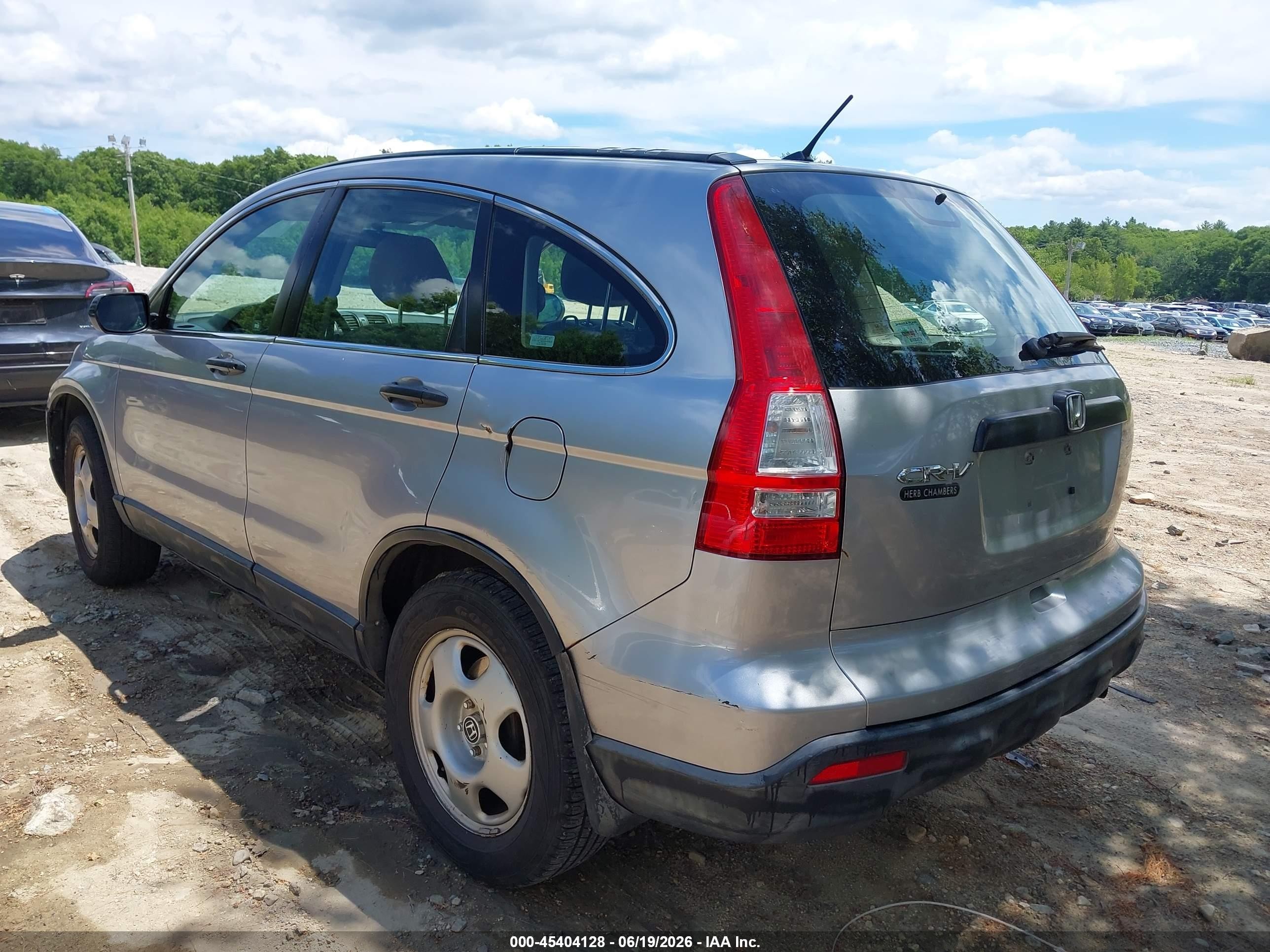 2008 Honda Cr-v Lx Silver vin: JHLRE48348C070872