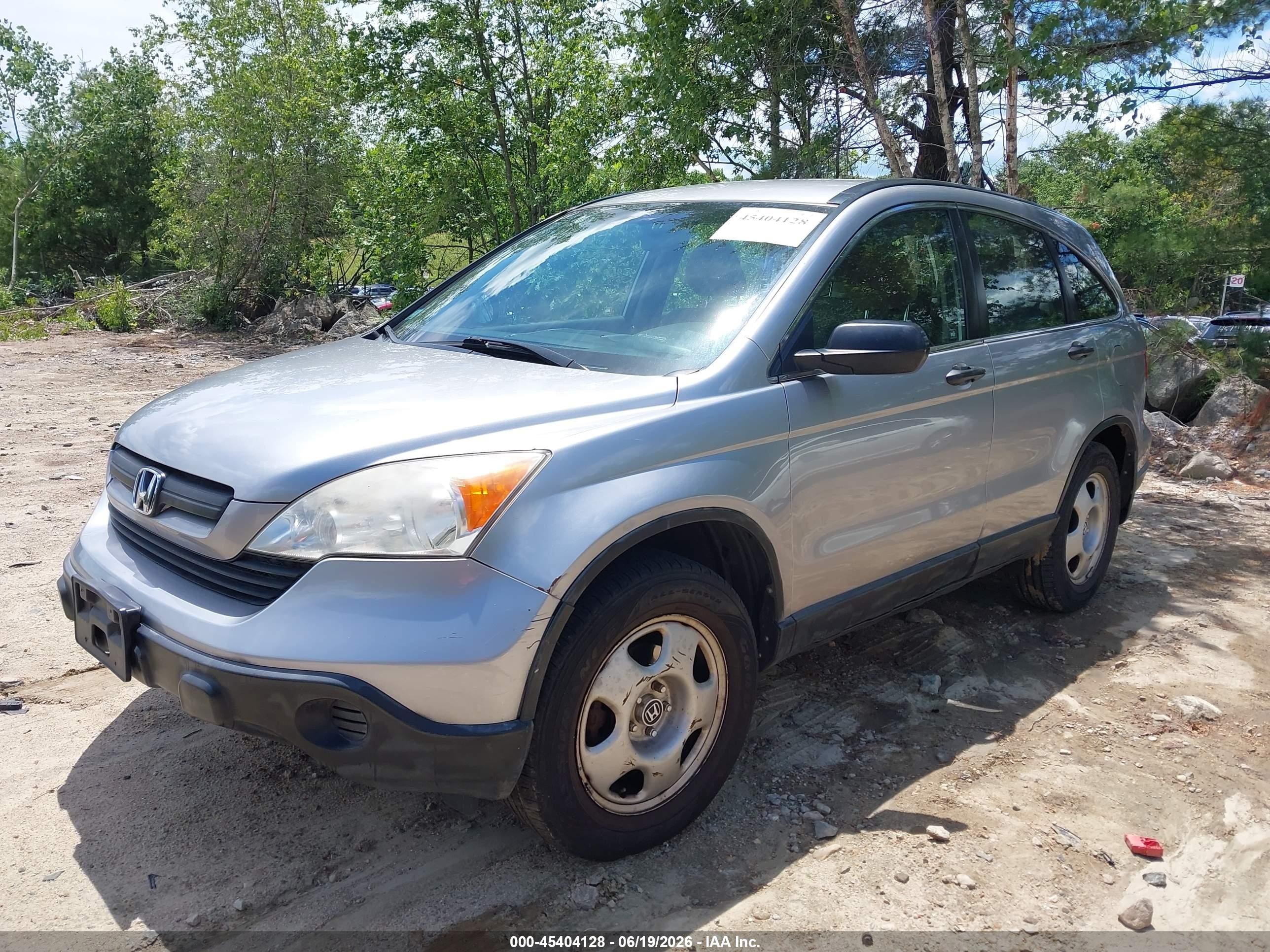 2008 Honda Cr-v Lx Silver vin: JHLRE48348C070872