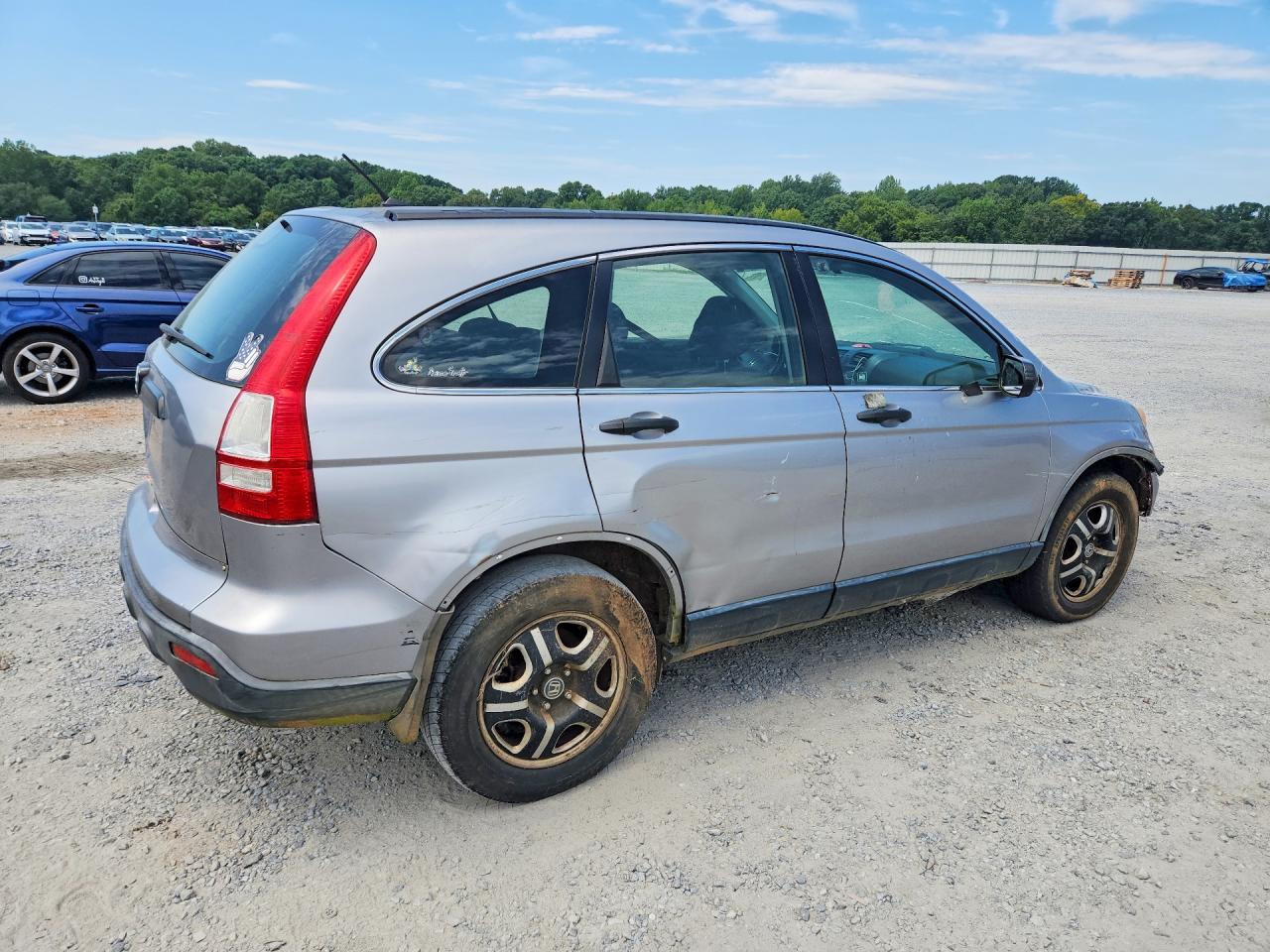 2008 Honda Cr-v Lx Silver vin: JHLRE48348C076736