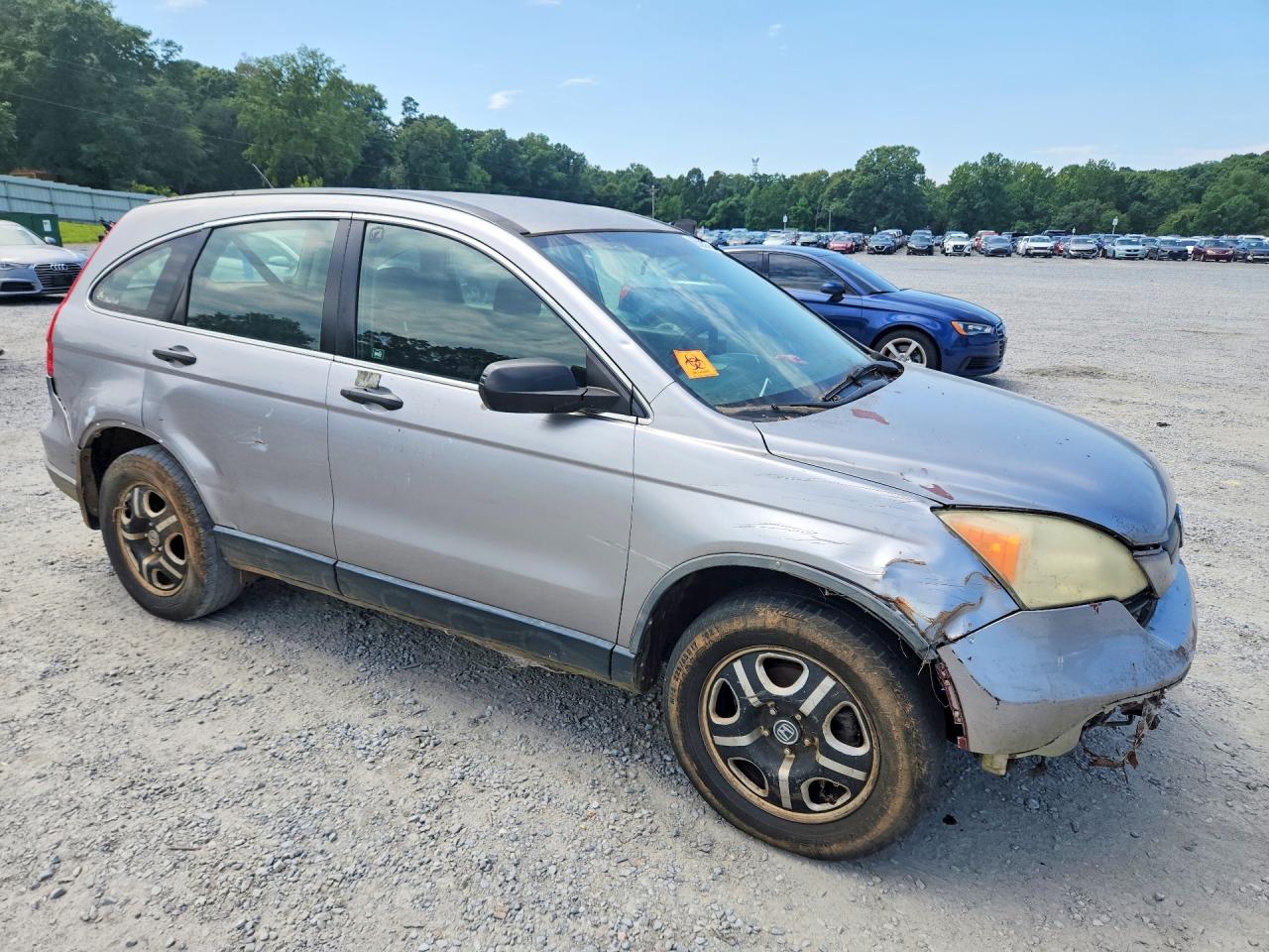 2008 Honda Cr-v Lx Silver vin: JHLRE48348C076736